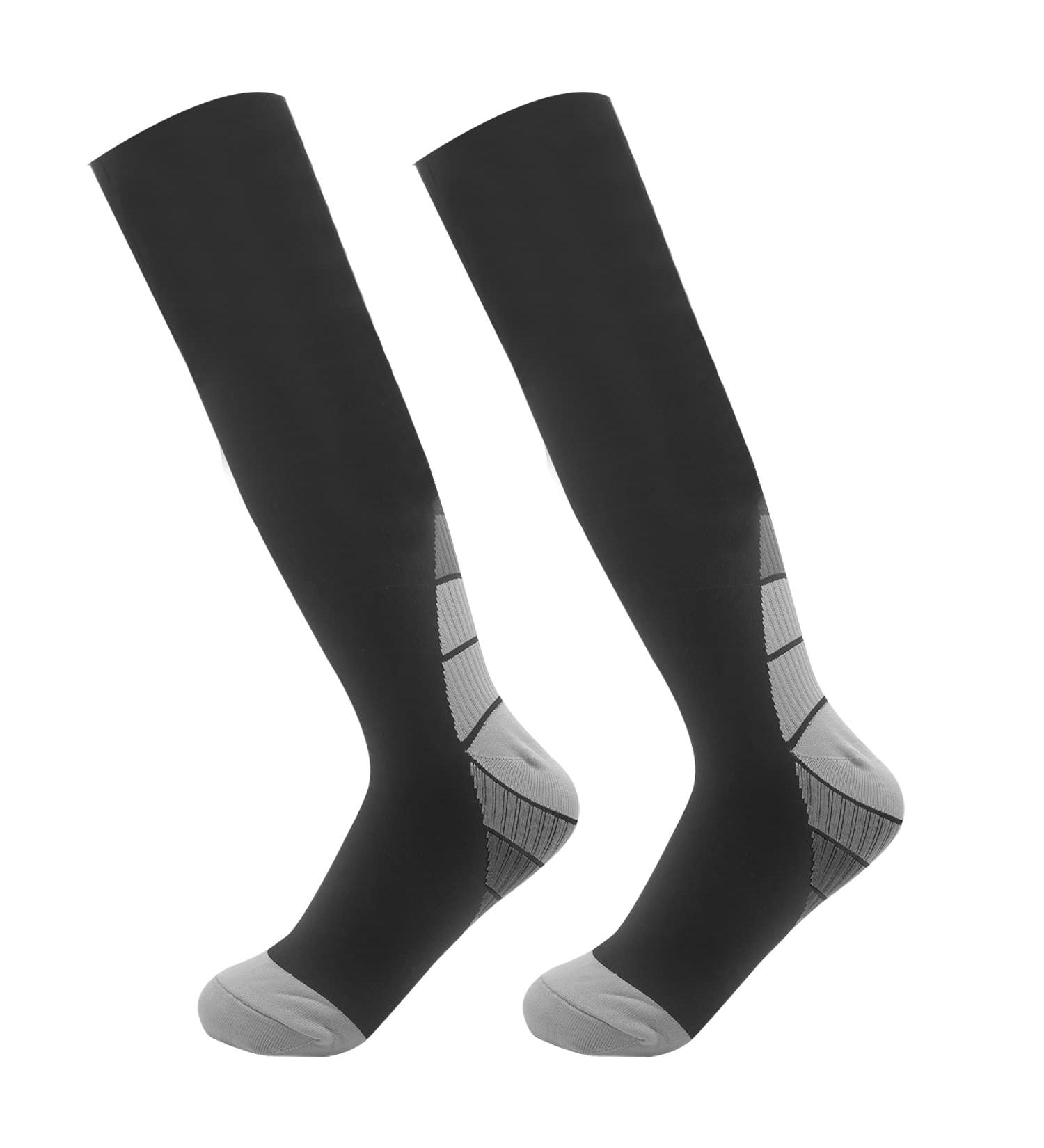 CHEERYMAGIC Compression Socks - Medical Grade Athletic Fit for Men & Women - Running, Sports, Nurses, Travel - Grey-S/M - Buy Online on GoSupps.com
