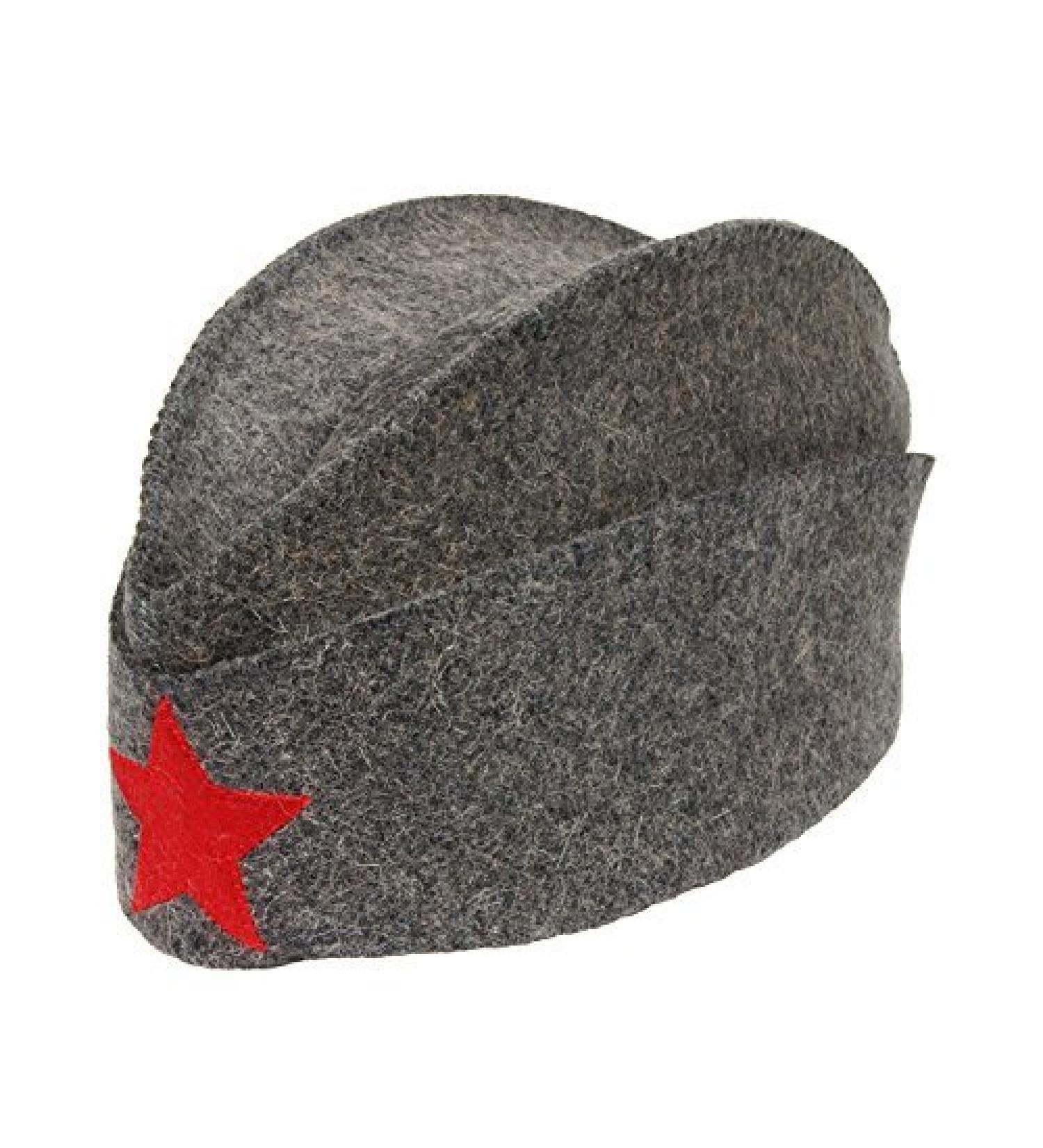 Sauna hat "Pilotka" felt cap sauna hat for sauna / pilot / star