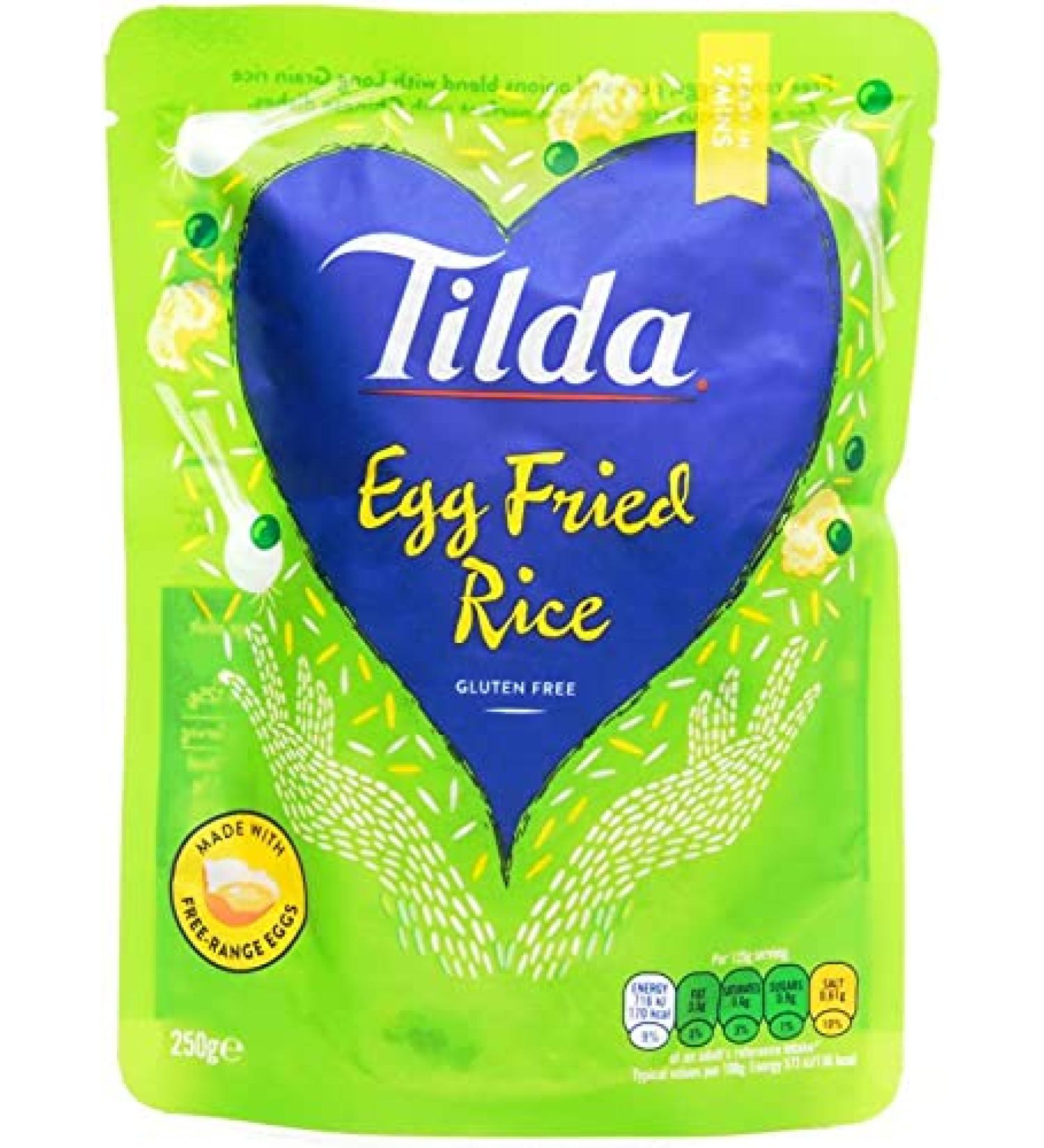 Tilda Tilda Steamed Express Pack of 6 flat rice bags 250g