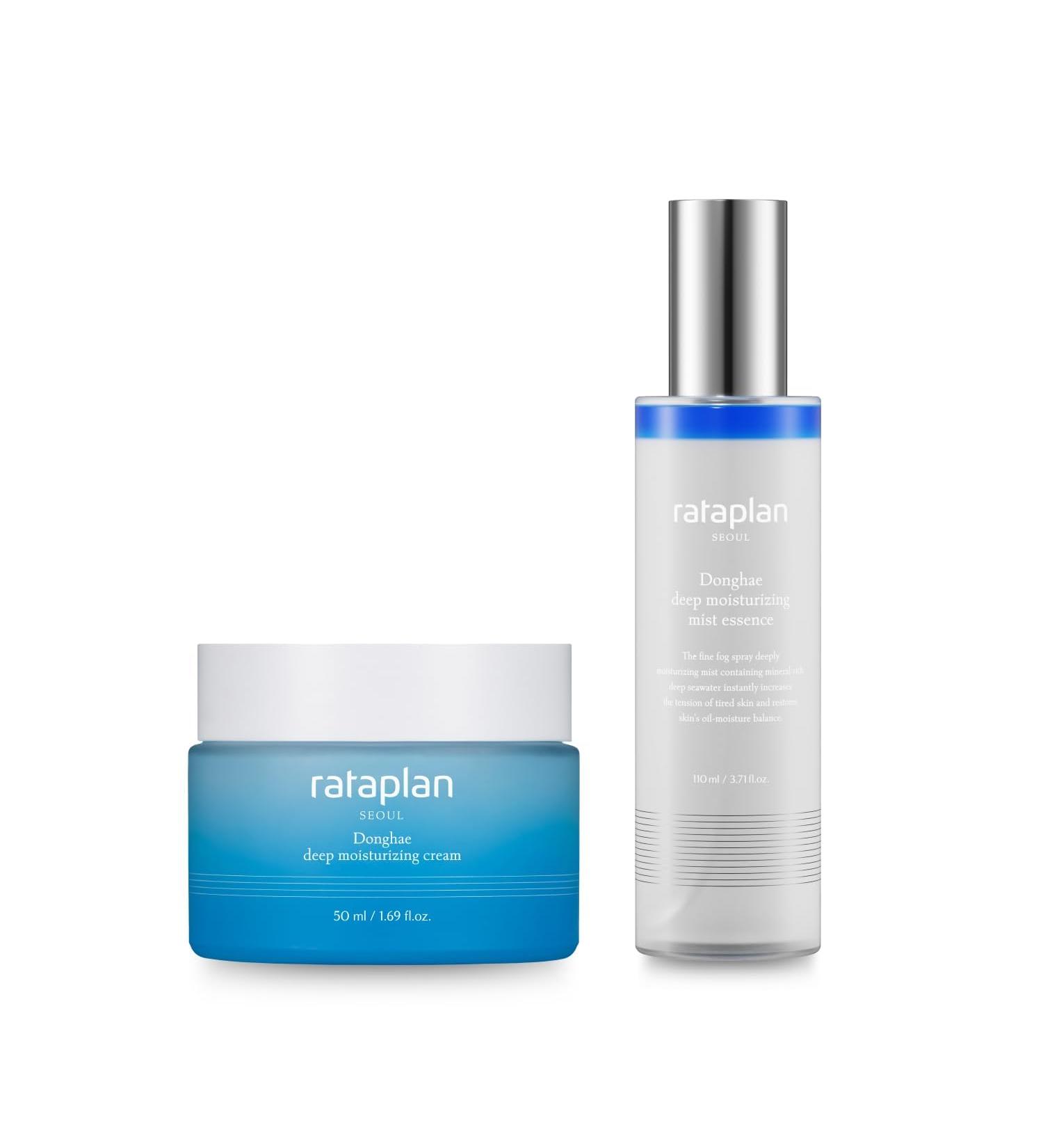 RATAPLAN Donghae Deep Moisturizing Cream & Mist Essence Set - Buy Online on GoSupps.com