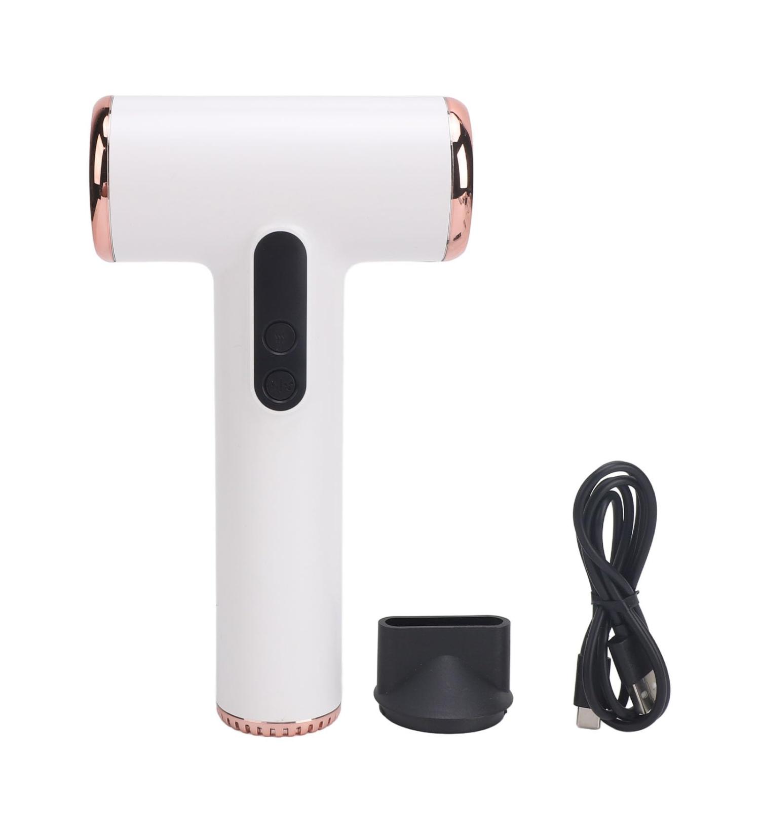 Cordless Hair Dryer 15000mAh Battery Digital Display Screen High Wind Power ABS Material Lightweight for Travel Dorm Use - Buy Online on GoSupps.com