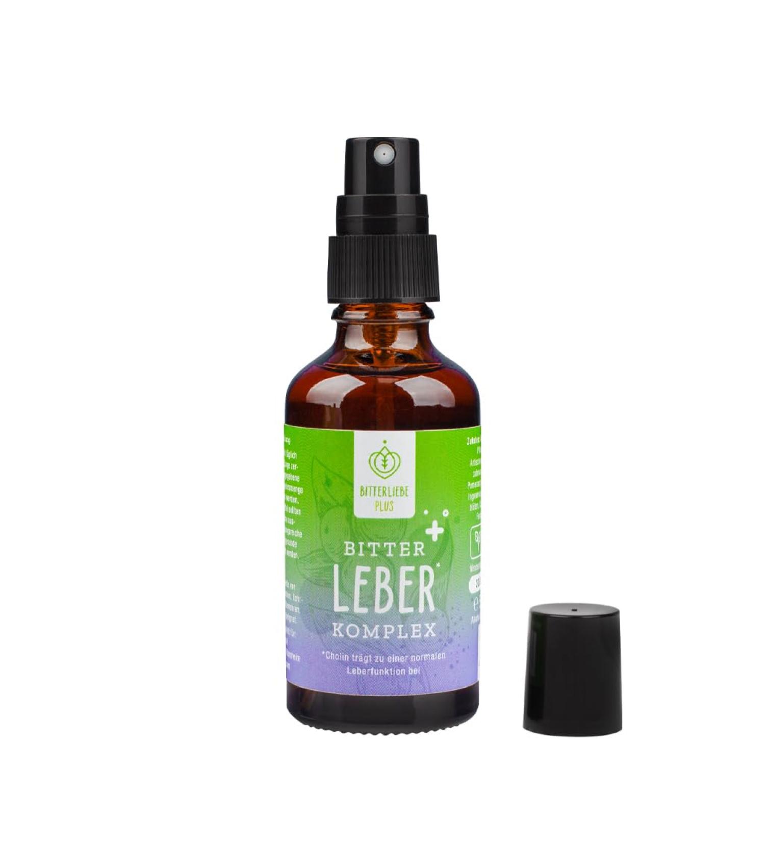 Bitterliebe Liver Complex Spray | Natural Liver Support for Detox & Fat Digestion - Buy Online on GoSupps.com