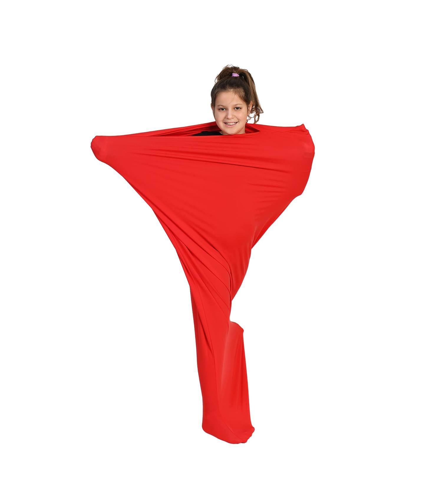 Sensory Owl Full Body Sock XXXL Red - Deep Pressure Stimulation for ADHD, Autism, Stress Relief - Super Soft Lycra Wrap - Sensory Exercise Therapy Toy - Buy Online on GoSupps.com
