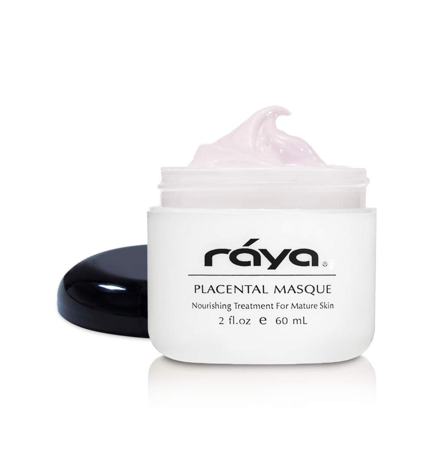 Raya Placental Masque (606) - Nourishing Facial Treatment Mask for Dry & Aging Skin | Revitalize & Reduce Wrinkles | International Shipping Available - Buy Online on GoSupps.com