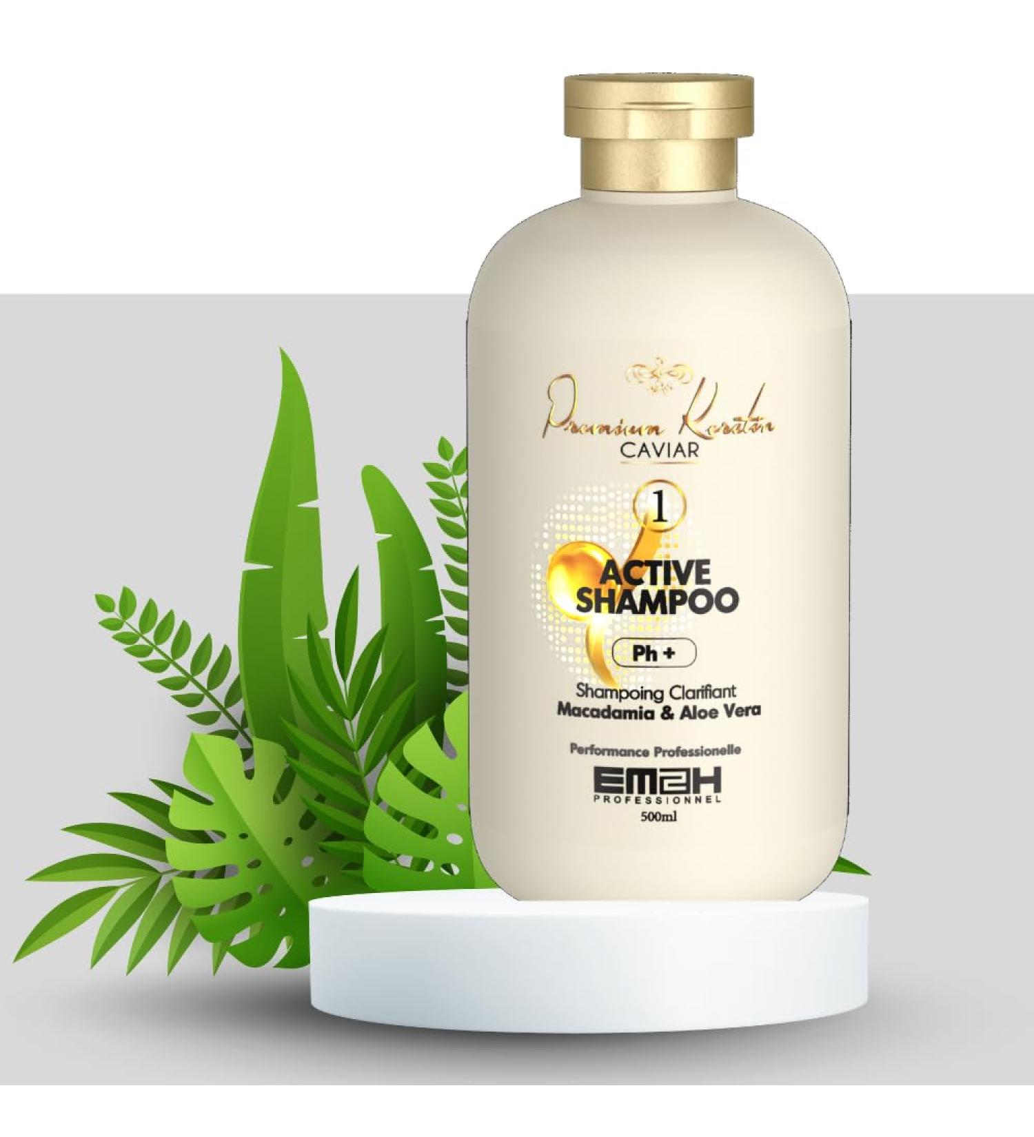  PREMIUM KERATIN CAVIAR Premium Keratin Caviar Active Shampoo - Clarifying Shampoo - 500ml - Buy Online on GoSupps.com