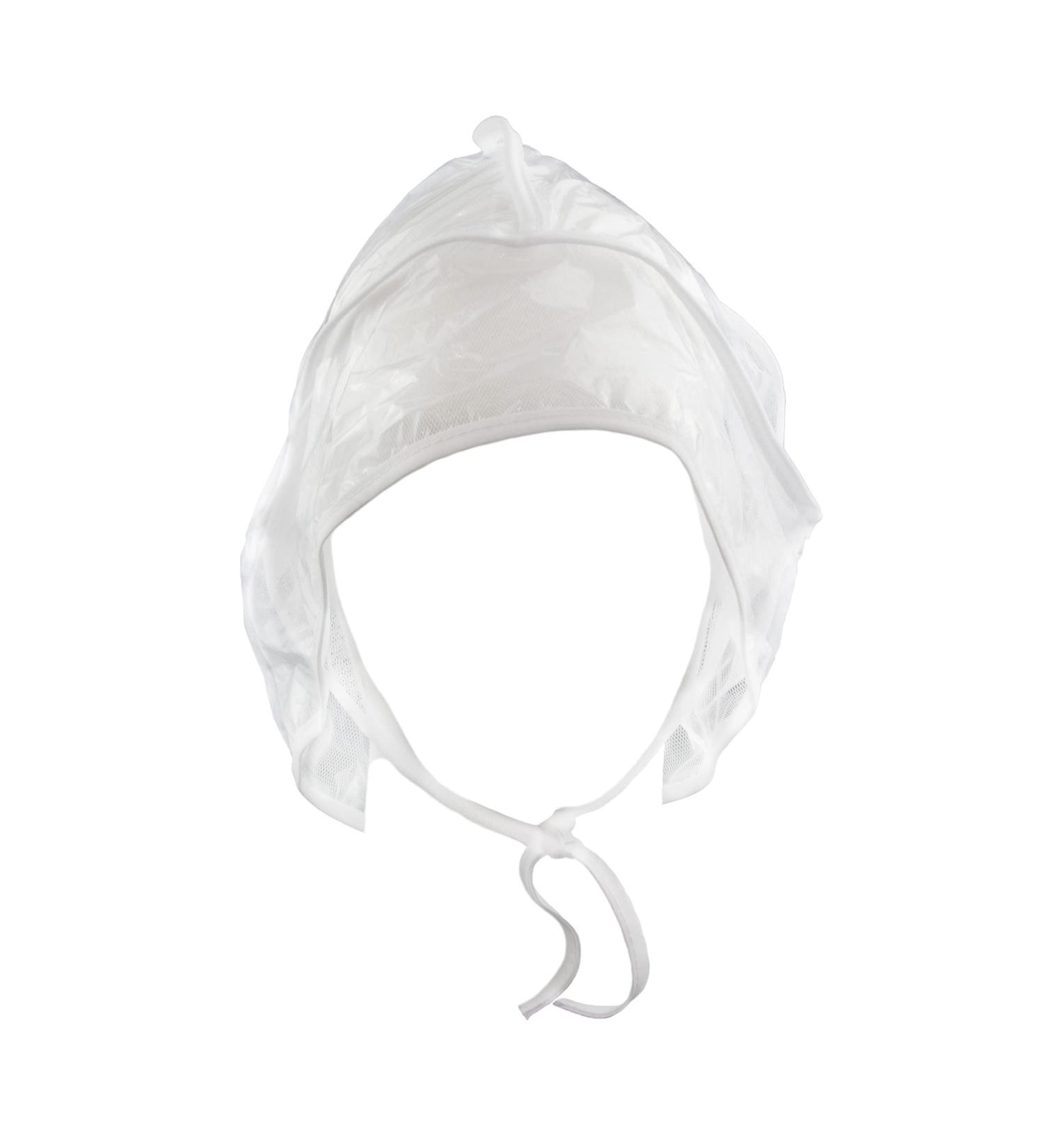 Waterproof Foldable Travel Rain Bonnet Hat 2 Pack - White | One Size with Ties - Buy Online on GoSupps.com