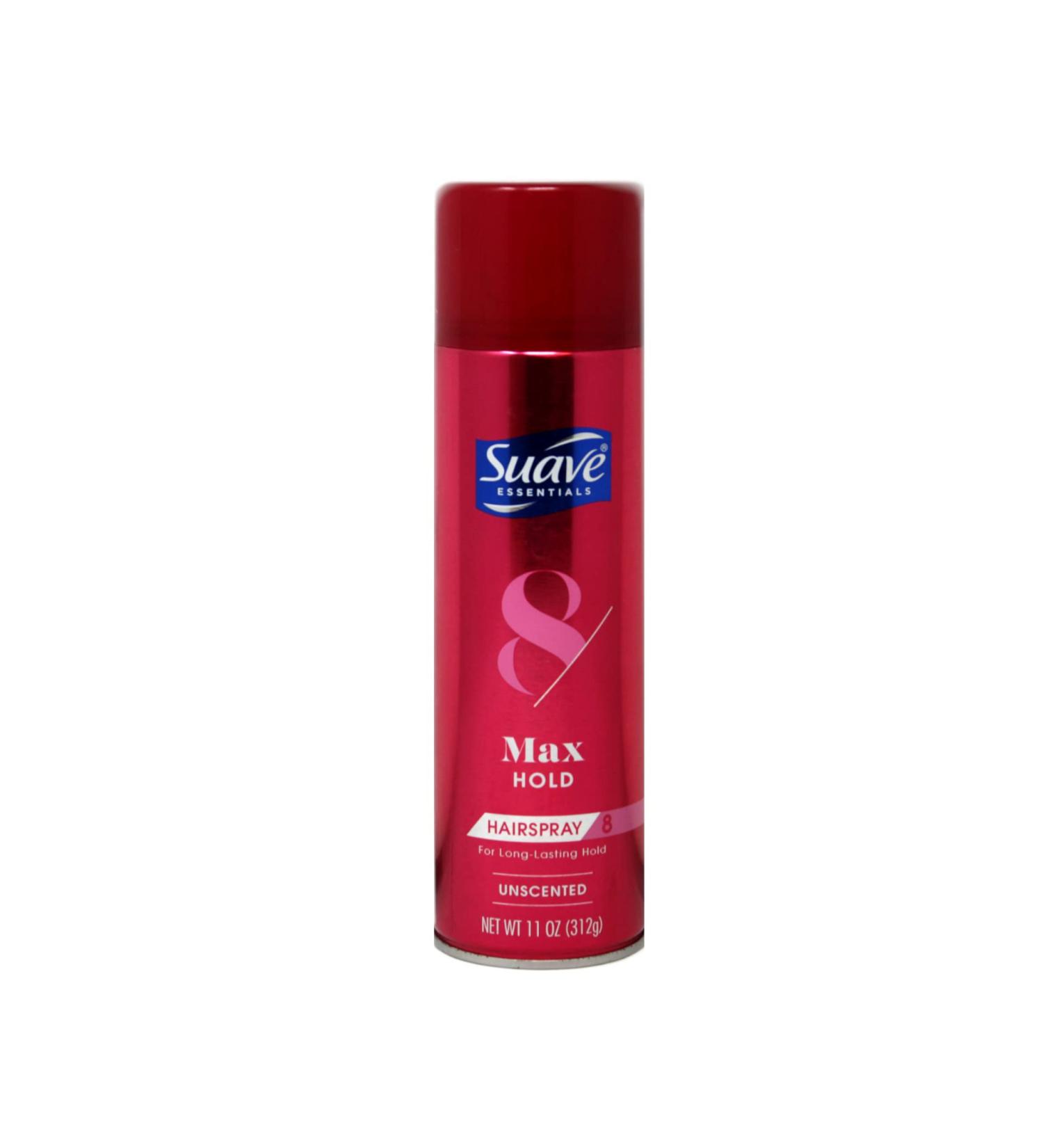 Suave Unscented Hairspray Max Hold 11 oz - Buy Online on GoSupps.com