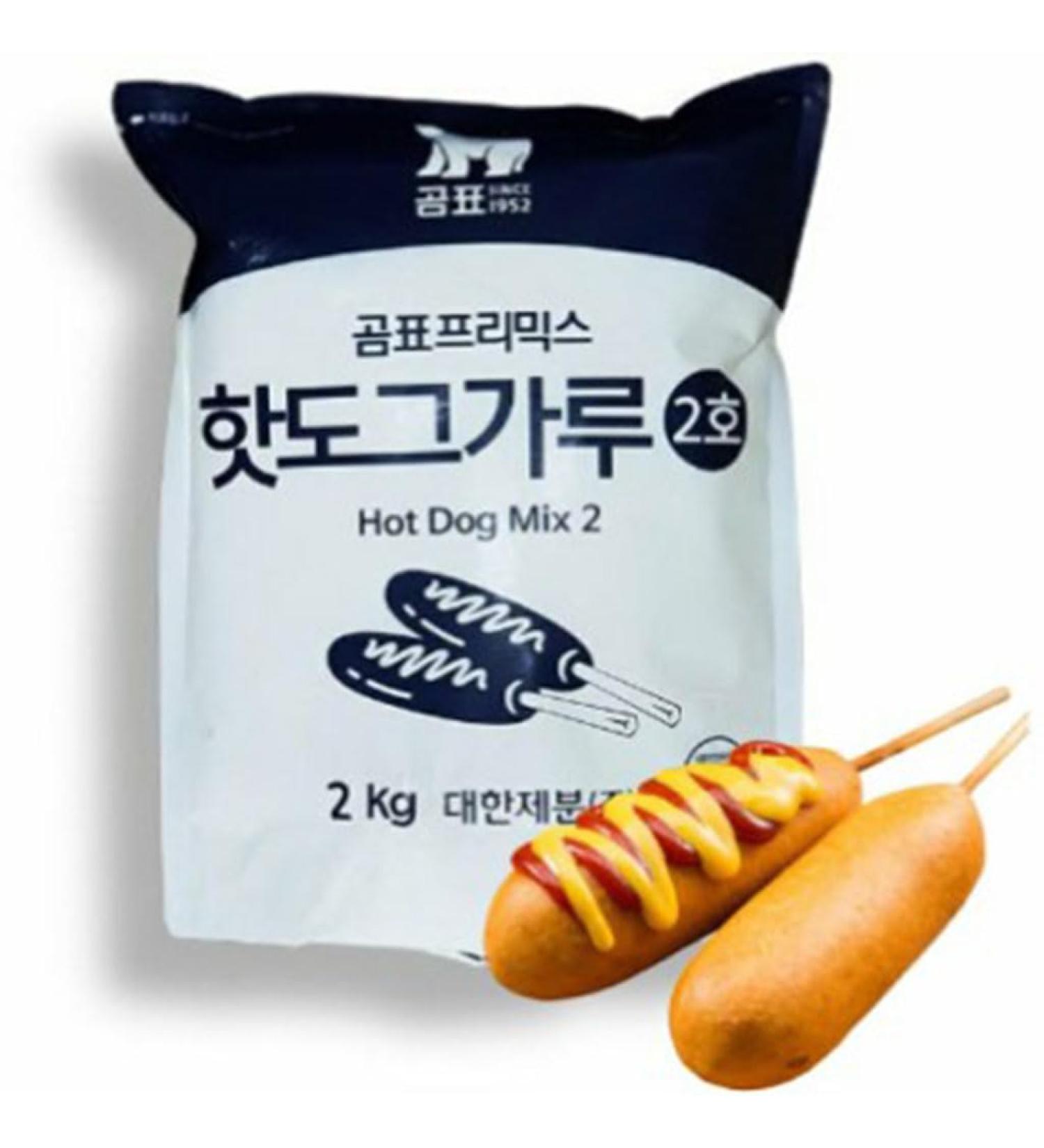 GOMPYO) KOREAN STYLE HOT DOG MIX(2) 2KG - Buy Online on GoSupps.com