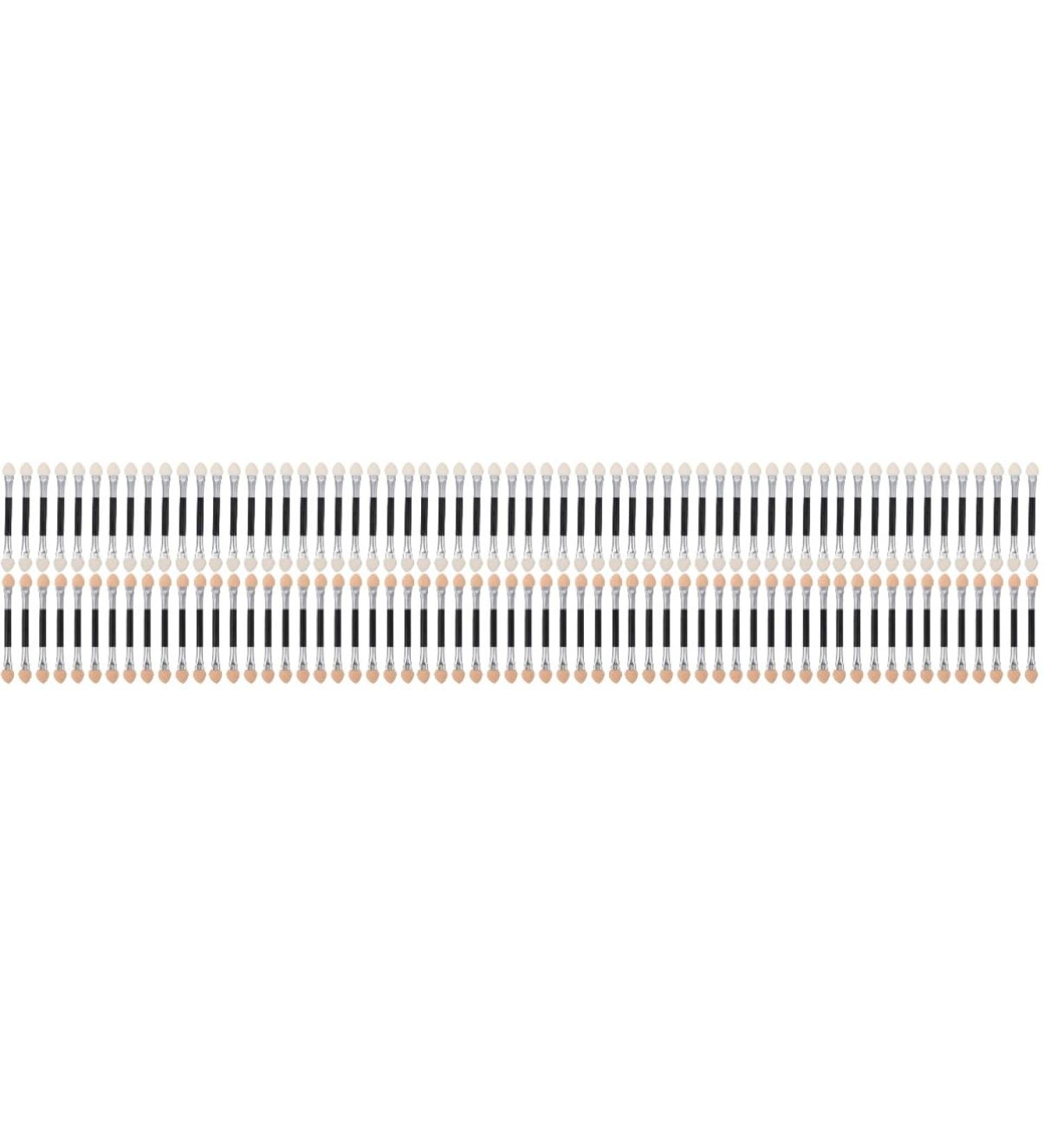 FOMIYES 120 Pcs Latex Eye Shadow Stick Eyeshadow Brush Disposable Makeup Brush for Women Double Head 7.5x1x0.5cmx5pcs Beige Khaki X5pcs - Buy Online on GoSupps.com