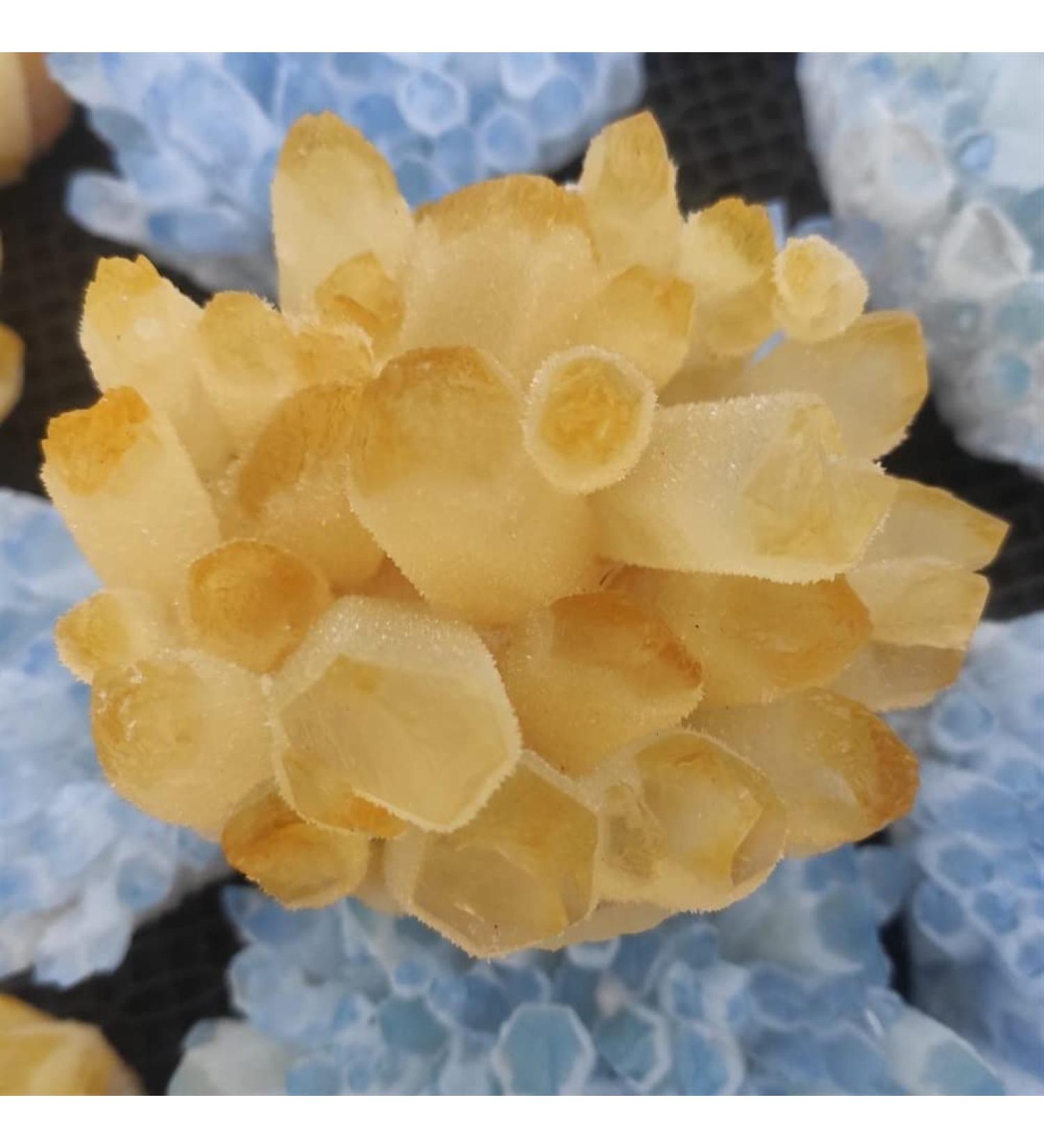 Home Decoration 1pcs300-700g Big Size Natural Citrine Quartz Geode Druzy Topaz Crystal Cluster Specimen Home Decoration Stones Stone Crystal Reiki (Size : 400-500g) - Buy Online on GoSupps.com