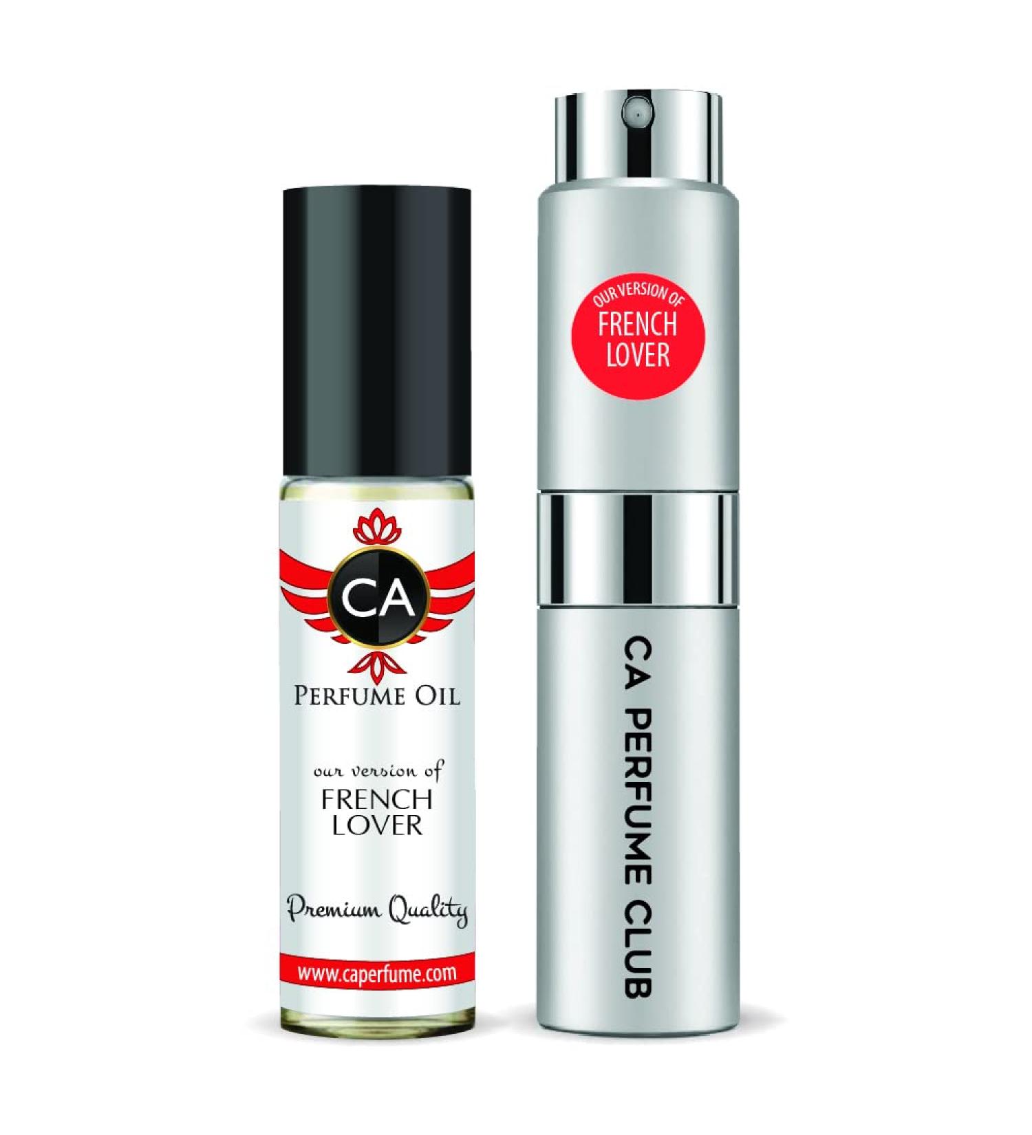 CA Perfume Duo Impression of Fredarik French Lover For Men Eau de Parfum Refillable Atomizer Sprayer + Fragrance Body Oil Long Lasting Sample Travel Size Roll-On Bottle 0.27 Fl Oz+0.33 Fl Oz - Buy Online on GoSupps.com