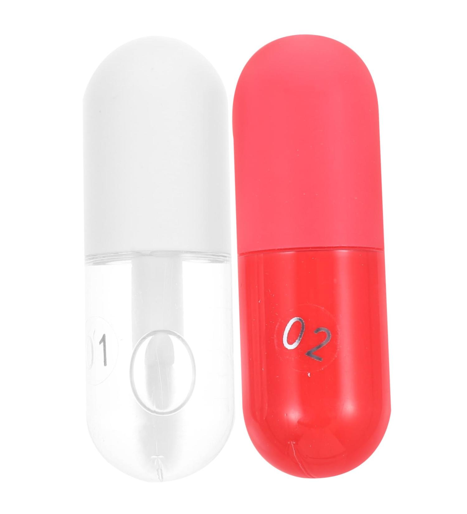  Beatifufu Moisturizing Cream 2 Pieces Oil For Plumper Natural Sleeping Lip Masks Plumper Shiny Plumping Celebrity Care Stamp Pvc Nourishing - Buy Online on GoSupps.com