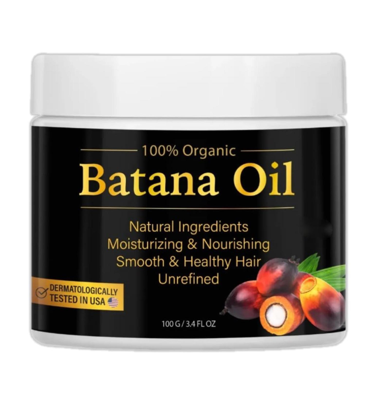 Buy Raw Batana Oil for Hair Growth | 100% Natural Hair Oil for Thickness & Strength | Prevent Hair Loss & Repair Damage - 3.4 OZ 100G - Buy Online on GoSupps.com
