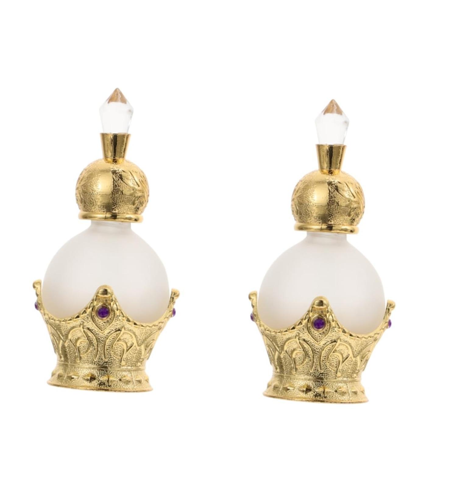 Beaupretty 2 Pcs Golden Perfume Bottle Diffuser - Travel-Friendly Composite Material | 9x4x4cm - Buy Online on GoSupps.com