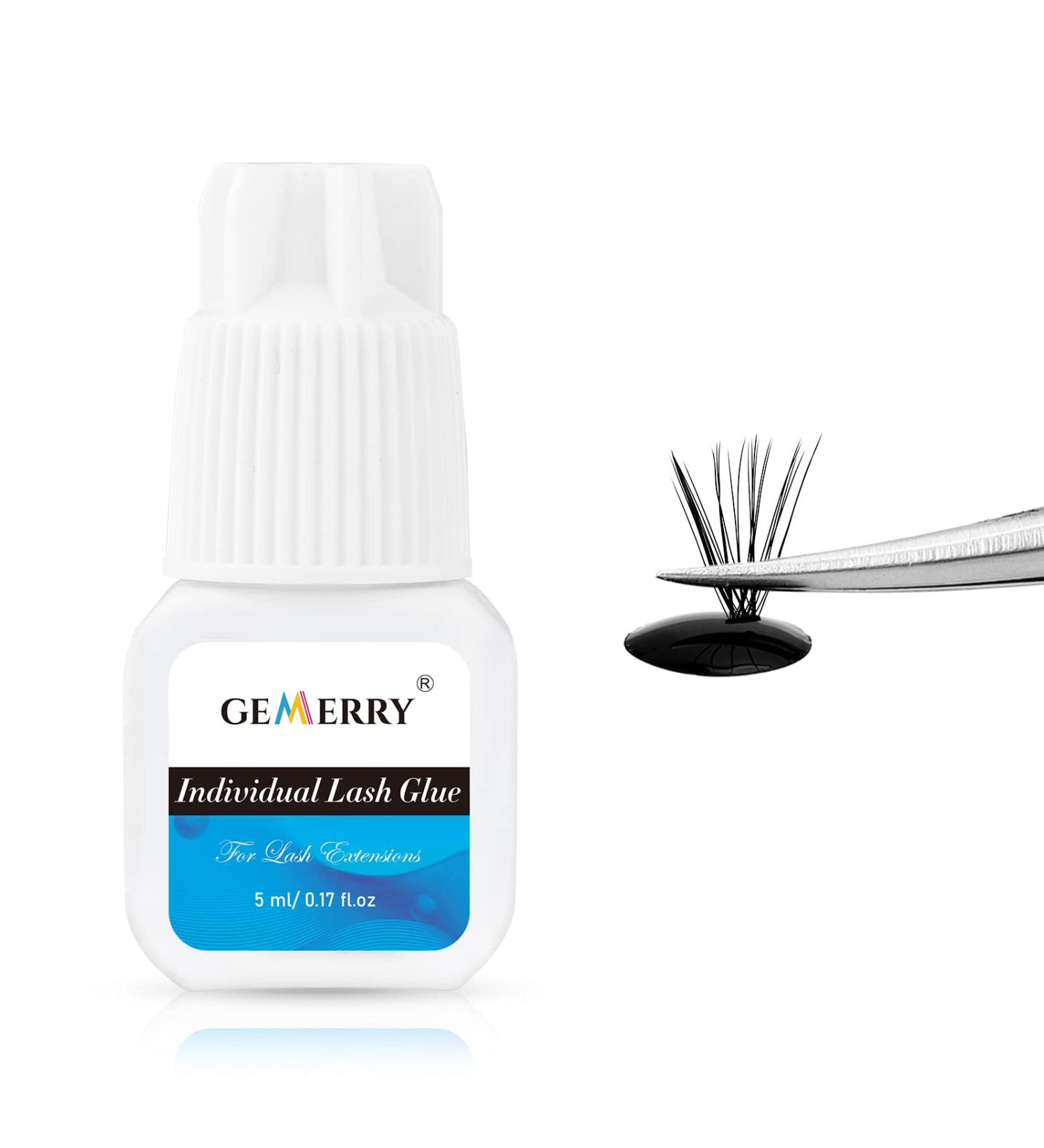 5ML Individual Lash Glue for Cluster Extensions Long Lasting Black Adhesive - Buy Online on GoSupps.com