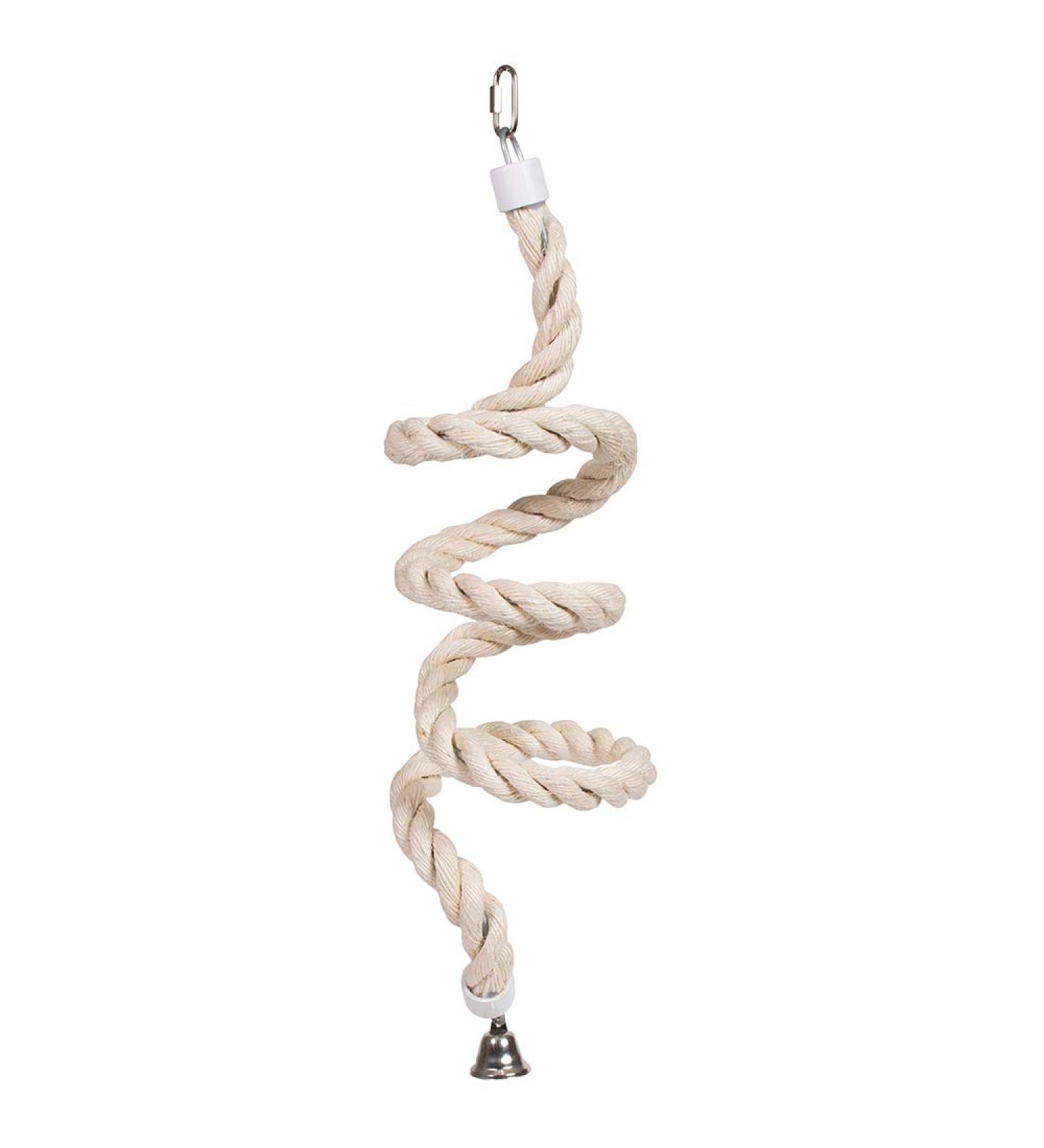 Parrot Boing - Sisal Spiral Bouncing Perch - Medium - Buy Online on GoSupps.com