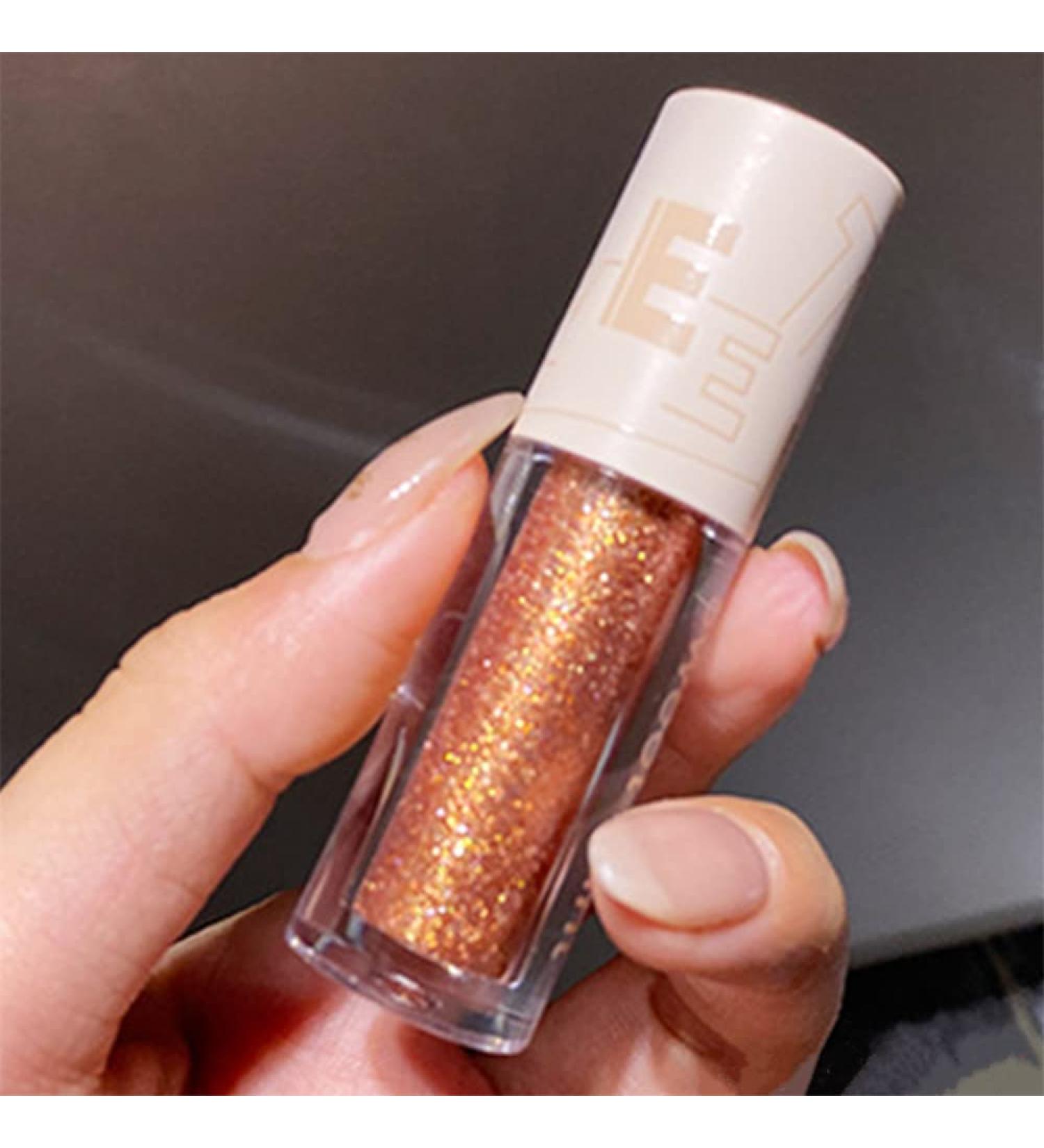 Go Ho Glitter Eyeshadow & Eyeliner Set - Diamond Sparkle Makeup Kit for Women - Korean Makeup 04 Champagne Bronze - Buy Online on GoSupps.com