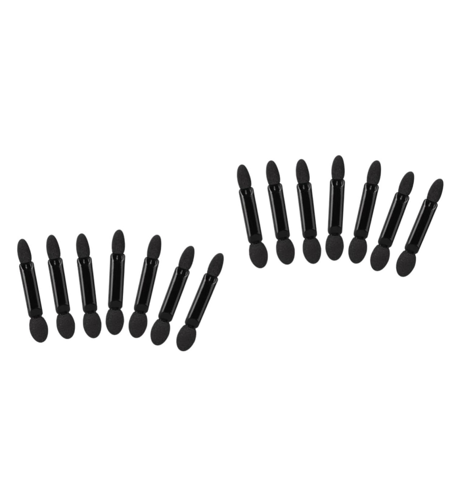 Didiseaon 200 pcs Eye Shadow Brush Tipped Sponge Makeup Double-ended Eyeshadow Black - Buy Online on GoSupps.com
