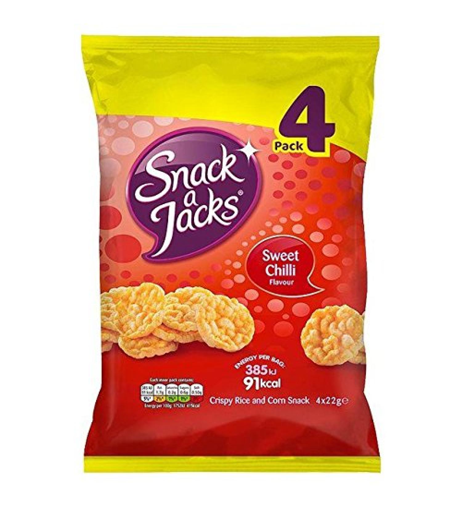 Snack Taken Sweet Chilli Rice Cake 4 X 22G