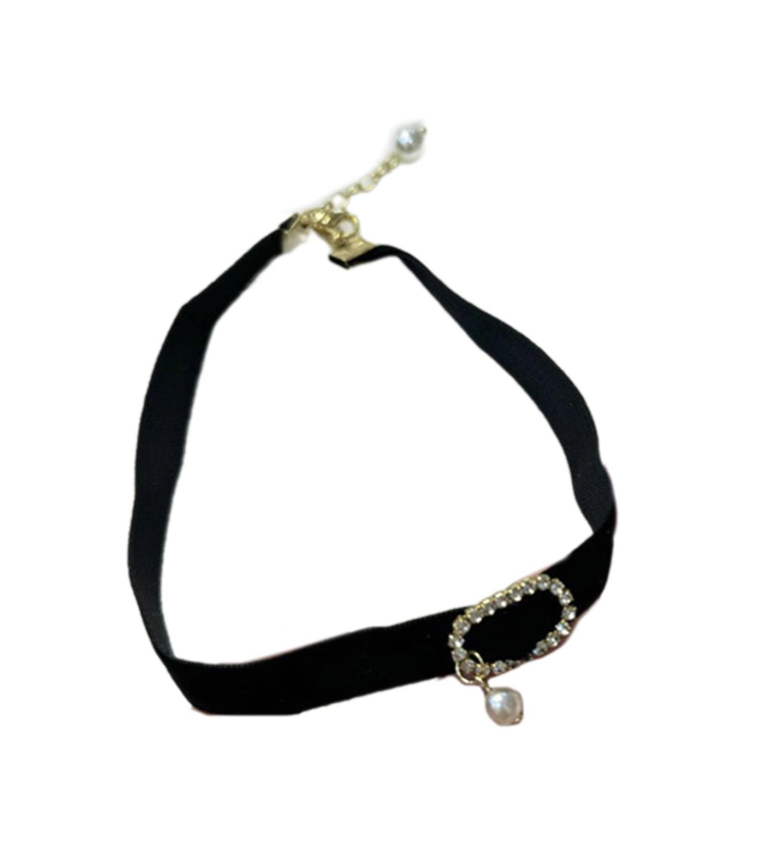 VSILAY Vintage Choker Necklace | Black & Wine Red Fashionable Collarbone Chain | Versatile Jewelry for Dates Parties & Everyday Wear - Buy Online on GoSupps.com