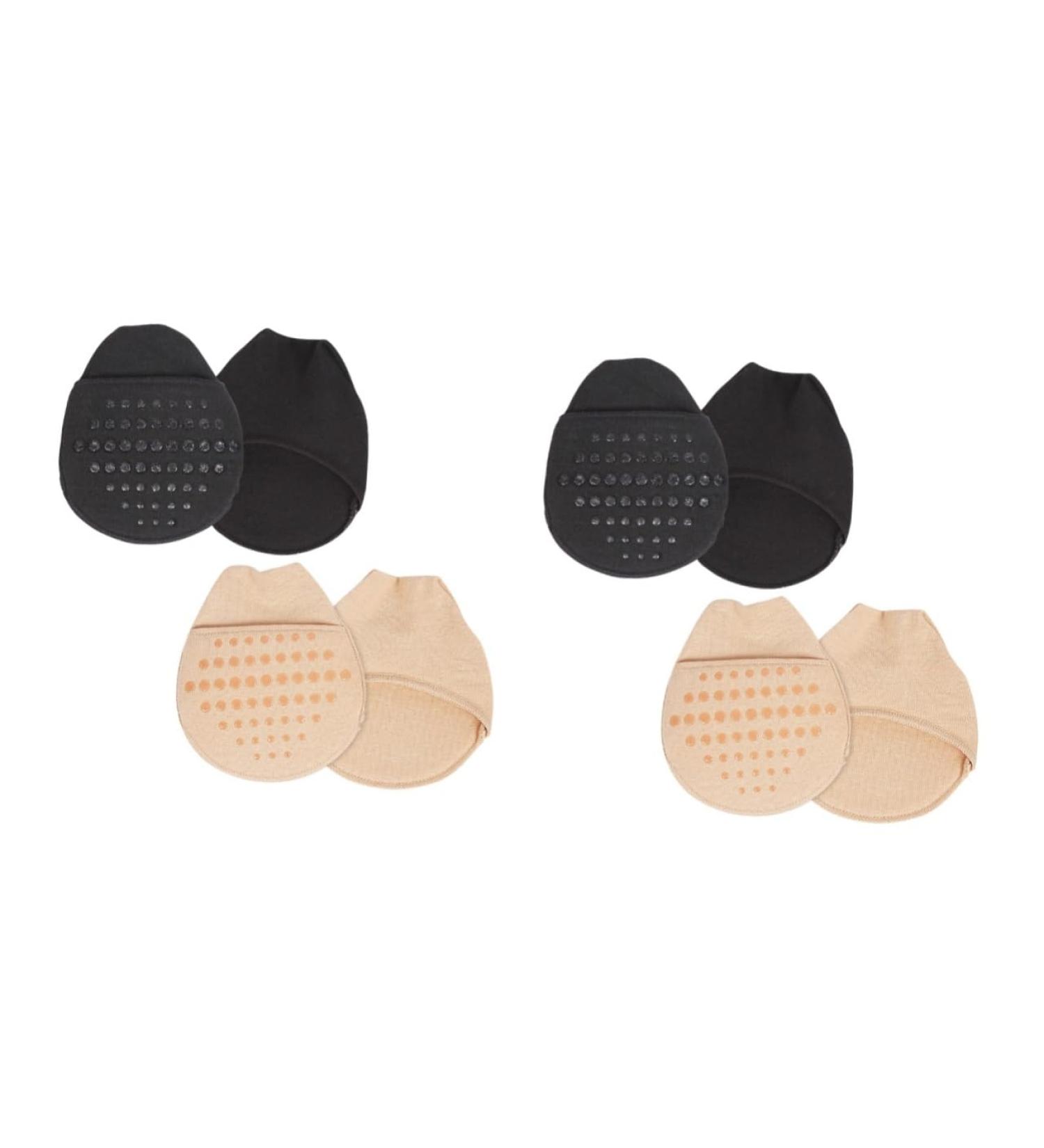 4 Pairs Forefoot Pads Women's Socks Toe Socks Plantar Socks High Heels Seamless Invisible Socks Invisible Forefoot Pad Breathable Sandals Half Socks Liner - Buy Online on GoSupps.com