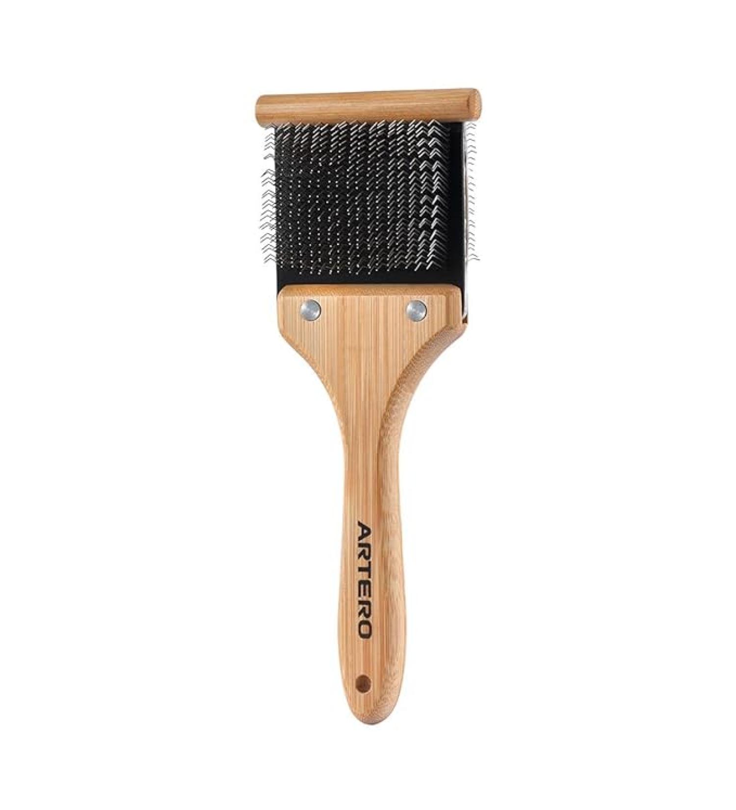 Artero Double Flexible Brush (M - Nature Collection) | 2-in-1 Grooming Tool - Buy Online on GoSupps.com
