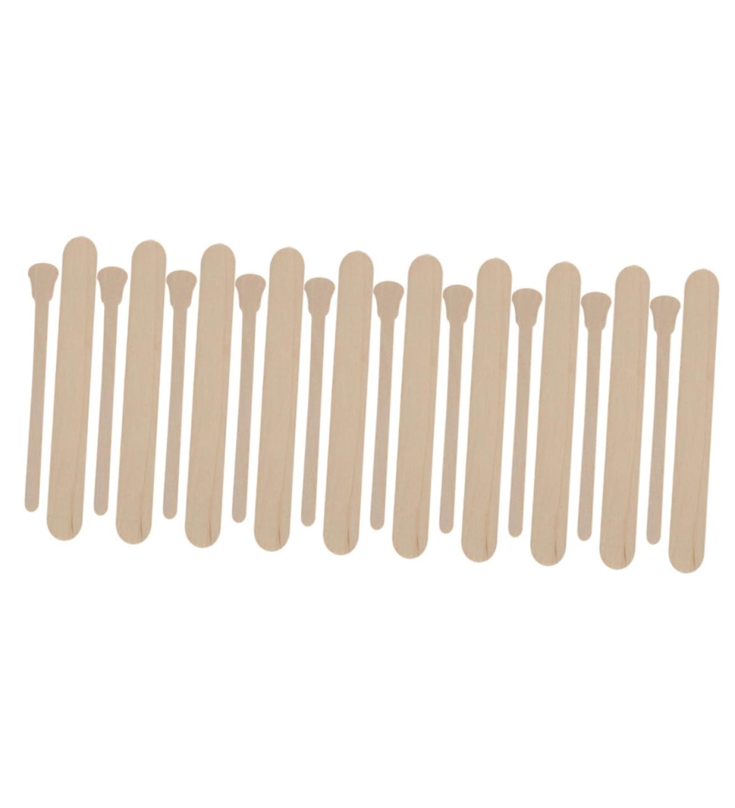 Minkissy 300 Pcs Waxed Wooden Sticks Set | Nose Hair Removal Rods | Professional Wax Tools & Depilatory Applicators for Makeup - Buy Online on GoSupps.com