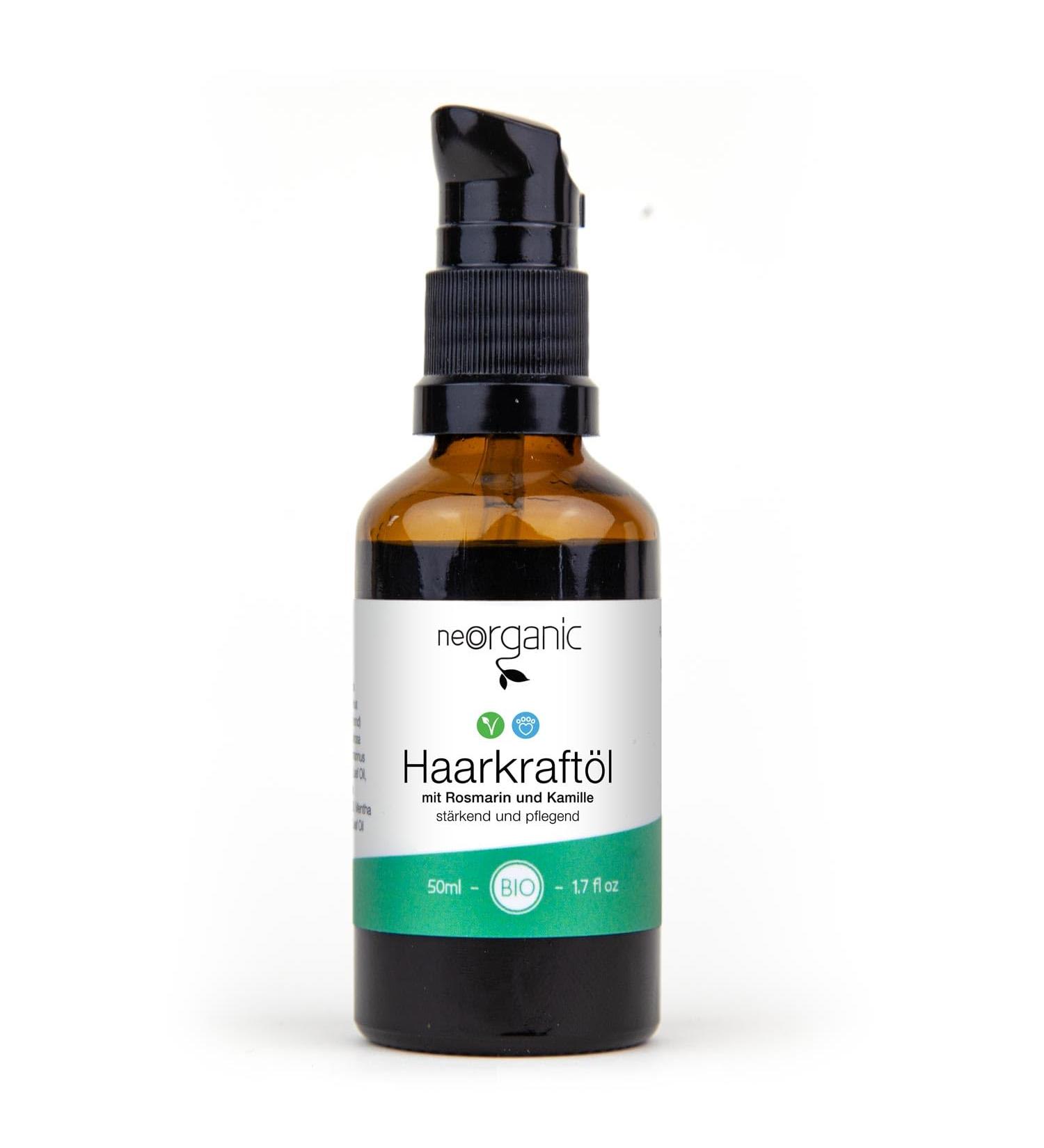 Neoorganic Bio Rosemary Hair Oil 50ml | Natural Hair Growth & Scalp Care | Rosemary Oil for Healthy Hair - Buy Online on GoSupps.com