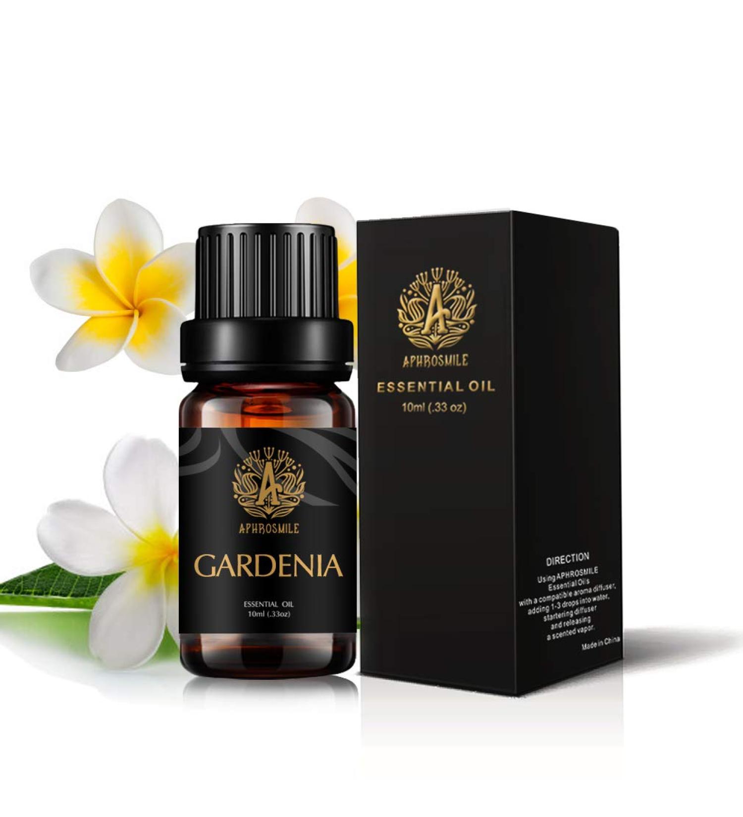 100% Pure Gardenia Essential Oil - Therapeutic Grade for Diffuser Massage & Skin Care - 10ml Aromatherapy Oil for Home & Humidifier - Buy Online on GoSupps.com