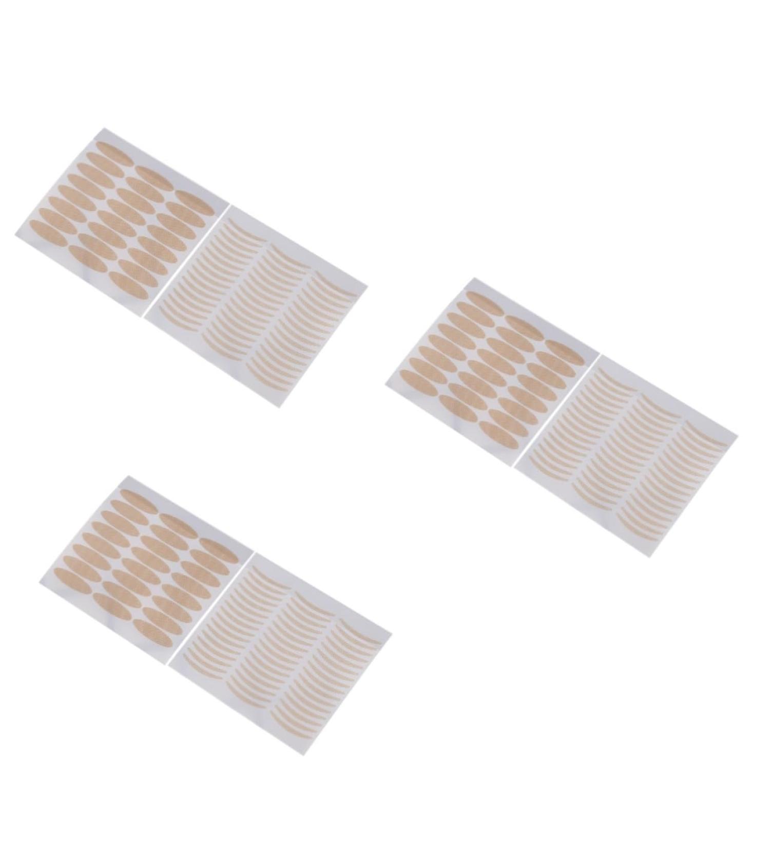 minkissy 144 Pairs Double Eyelid Stickers Double-sided Tape Self- Adhesive Eye Tapes Invisible Eyelid Strips Fold Eyelid Shadow Sticker Eyelid Sticker Tape Invisible Tape Lace Beauty Tools - Buy Online on GoSupps.com
