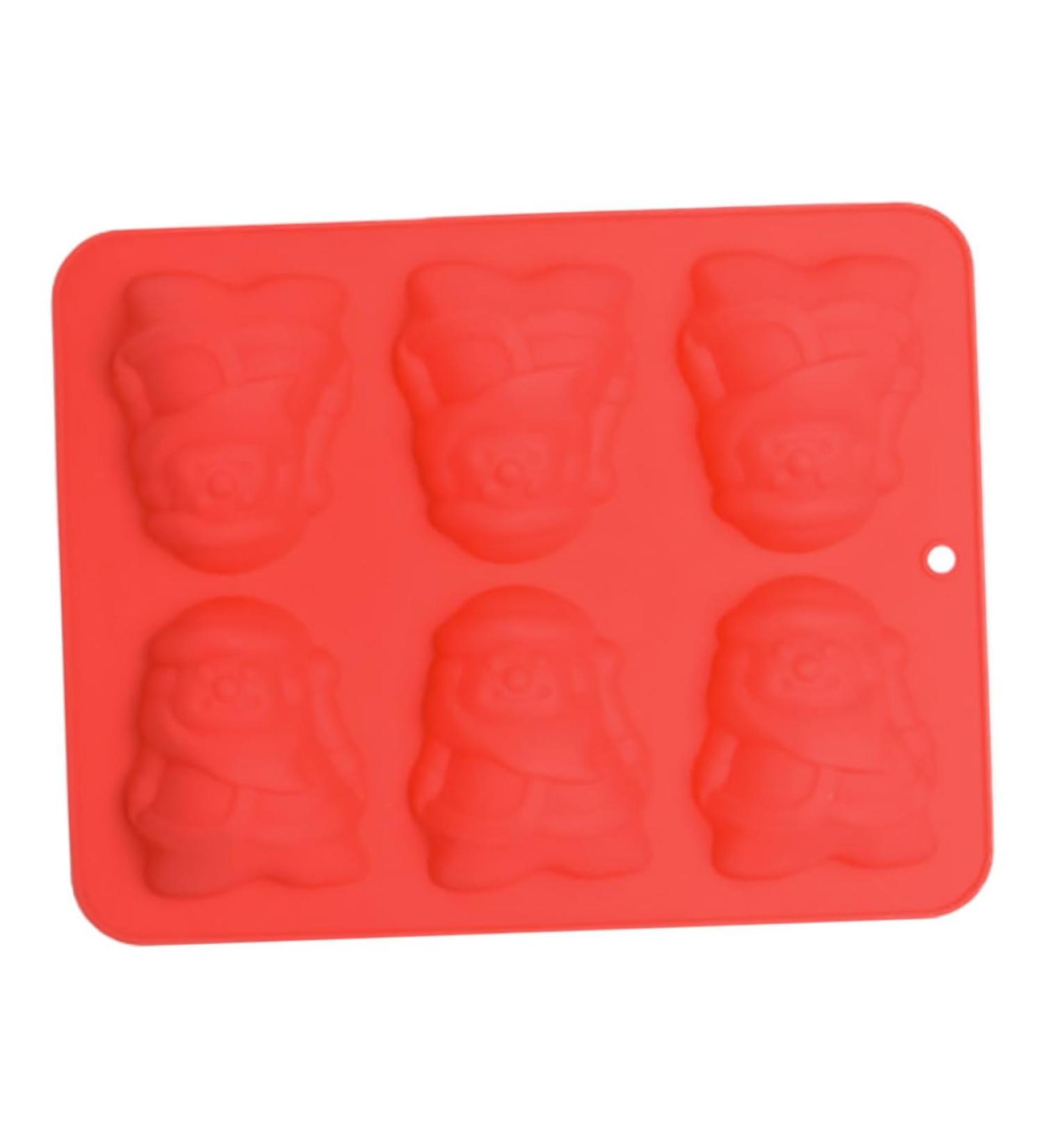 Alipis Christmas Baking Molds Silicone Molds Biscuits Dessert Bakeware Santa Claus Cake Mold Fudge Set - Buy Online on GoSupps.com