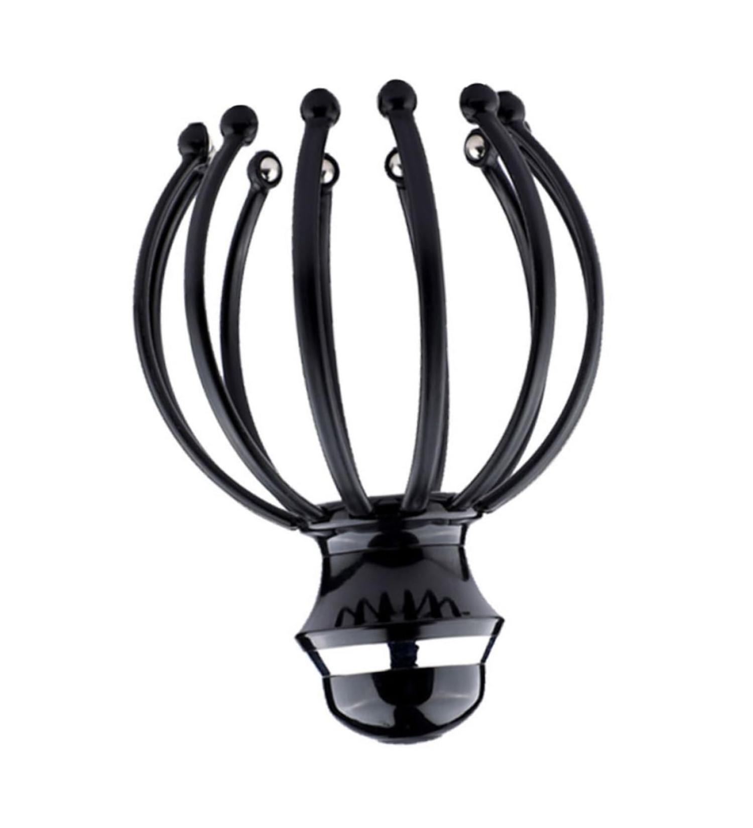 CLISPEED Head Massager & Scalp Brush - Manual Back Scratcher 18x14.5cm Black | Premium Quality for Relaxation & Hair Care - Buy Online on GoSupps.com