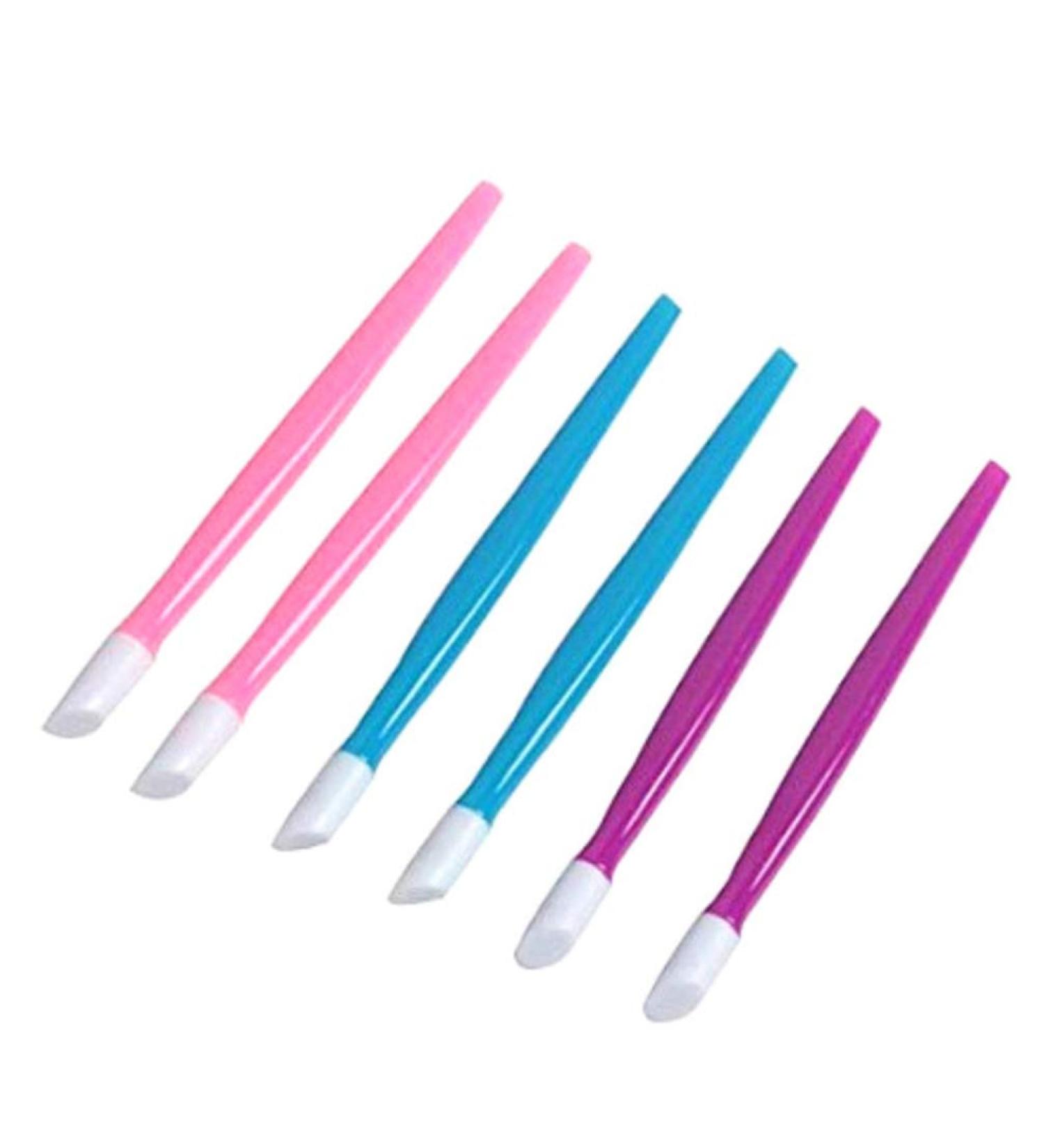 Beaupretty 48 ST Silicone Nail Art Brushes - Precision Tools for Nail Carvings & Gel Cleaning - Perfect for Professional & DIY Manicures - Buy Online on GoSupps.com