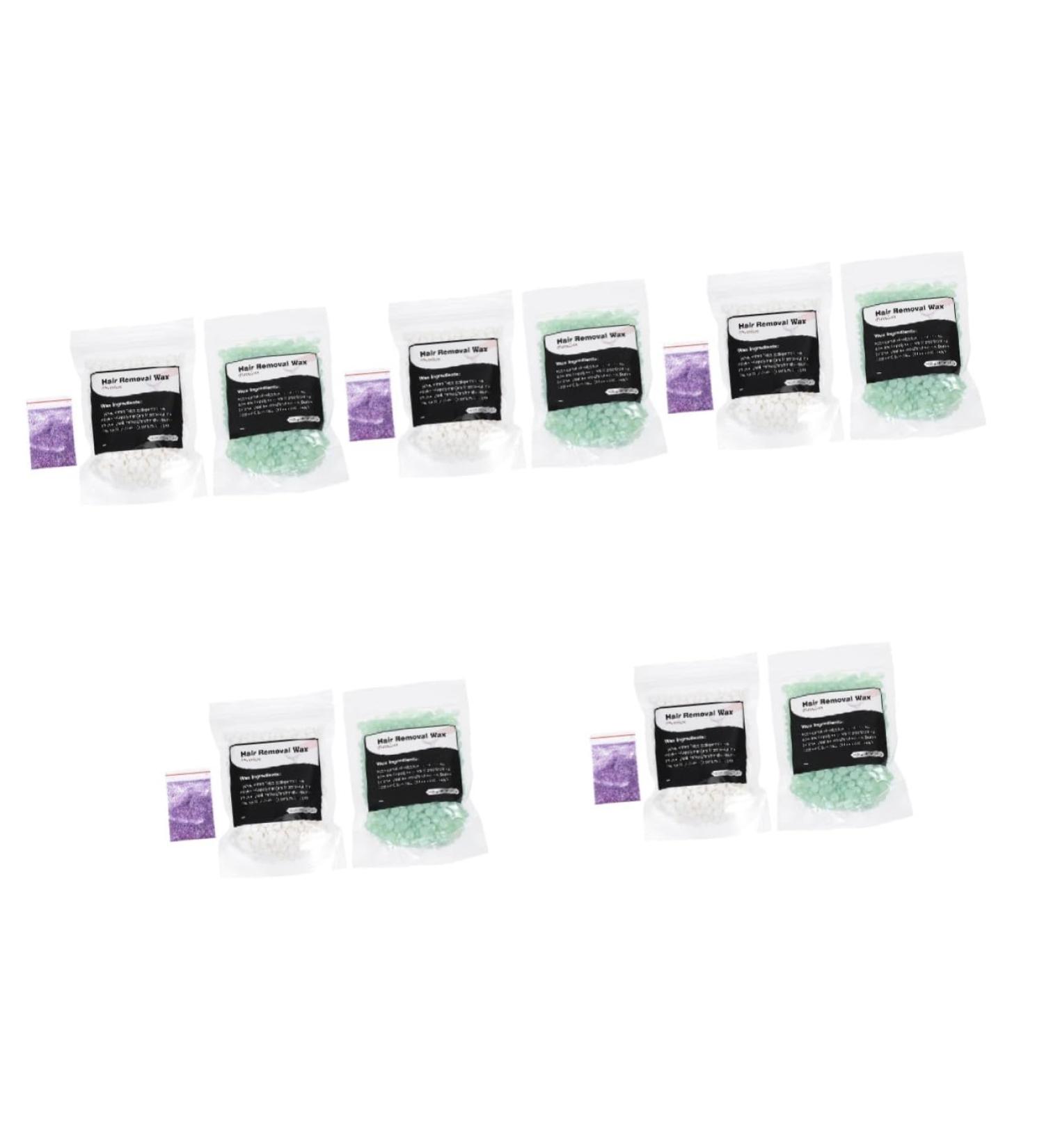 5 Sets of Wax Beans for Hair Removal | Multifunctional Wax Pearls & Accessories for Home Use - Buy Online on GoSupps.com