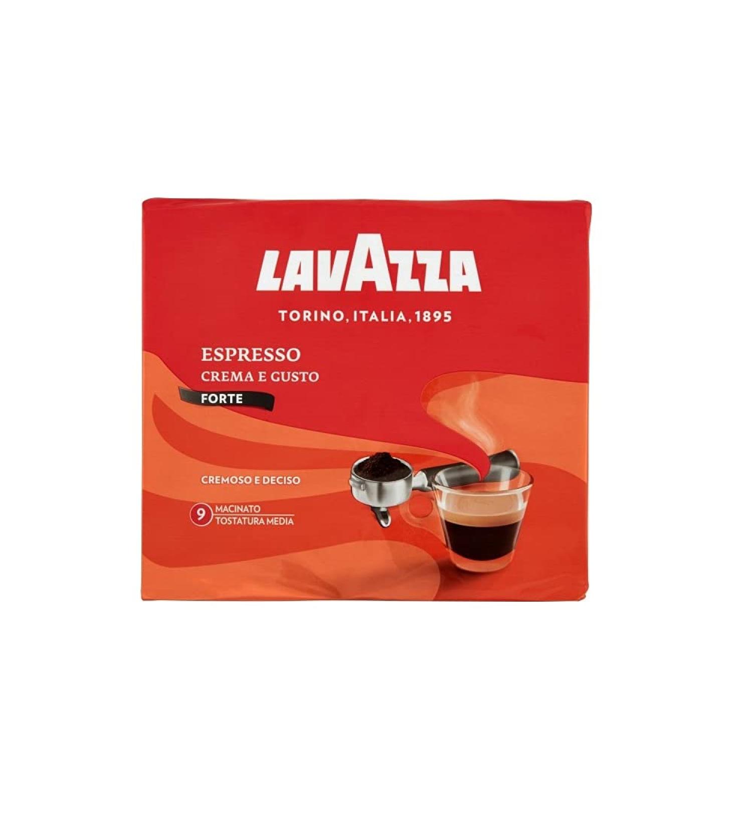 Lavazza LAVAZZA Espresso Crema e Gusto Forte Cremoso e Deciso Lot de 2 bo tes de 250 g