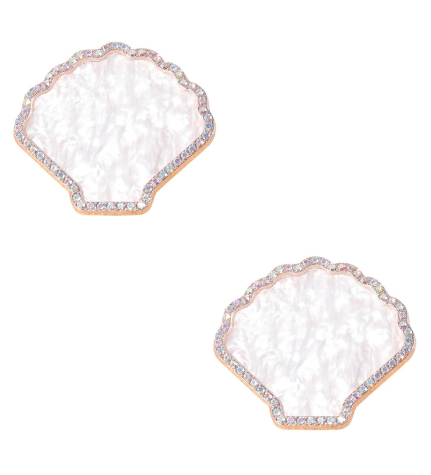  minkissy Minkissy 2-piece nail art palette pearl nail polish supplies nail art mixing tray decorative nail art display board nail polish gel display stand nail polish palette - Buy Online on GoSupps.com