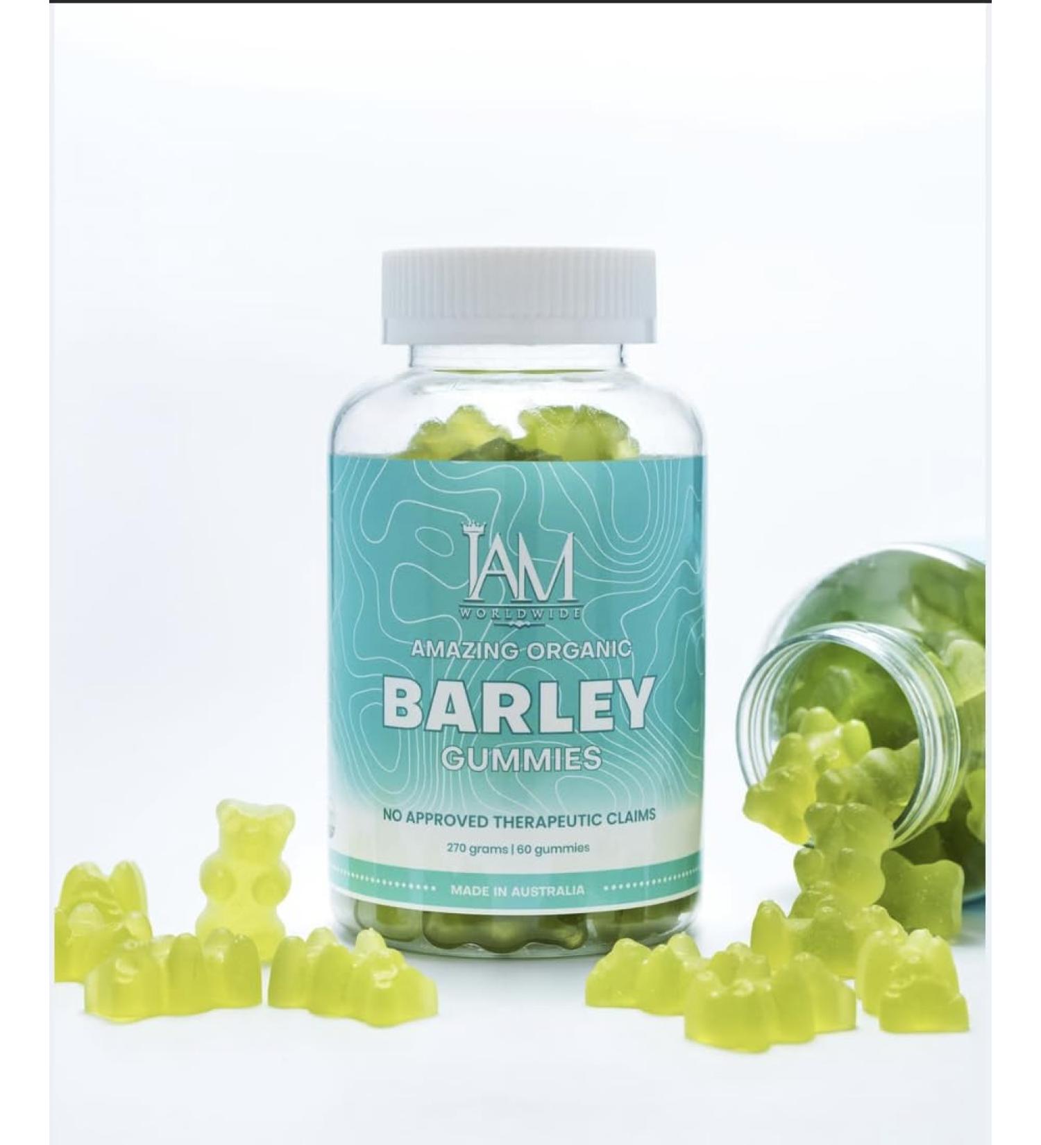 Amazing Organic Barley Gummies IAM 270g (60 Gummies)