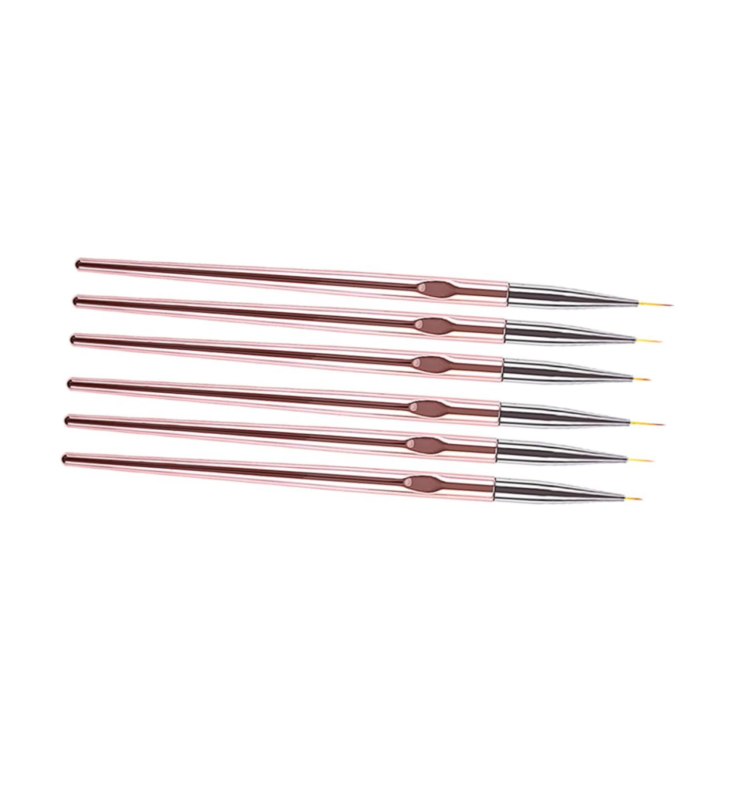 Ipetboom Poly Nail Art Liner Drawing Brushes Colored Drawing Tool for Manicure Star Room Decor Manicure Nail Art Brush Practical Nail Art Liner Brush Pink Painted Pen - Buy Online on GoSupps.com