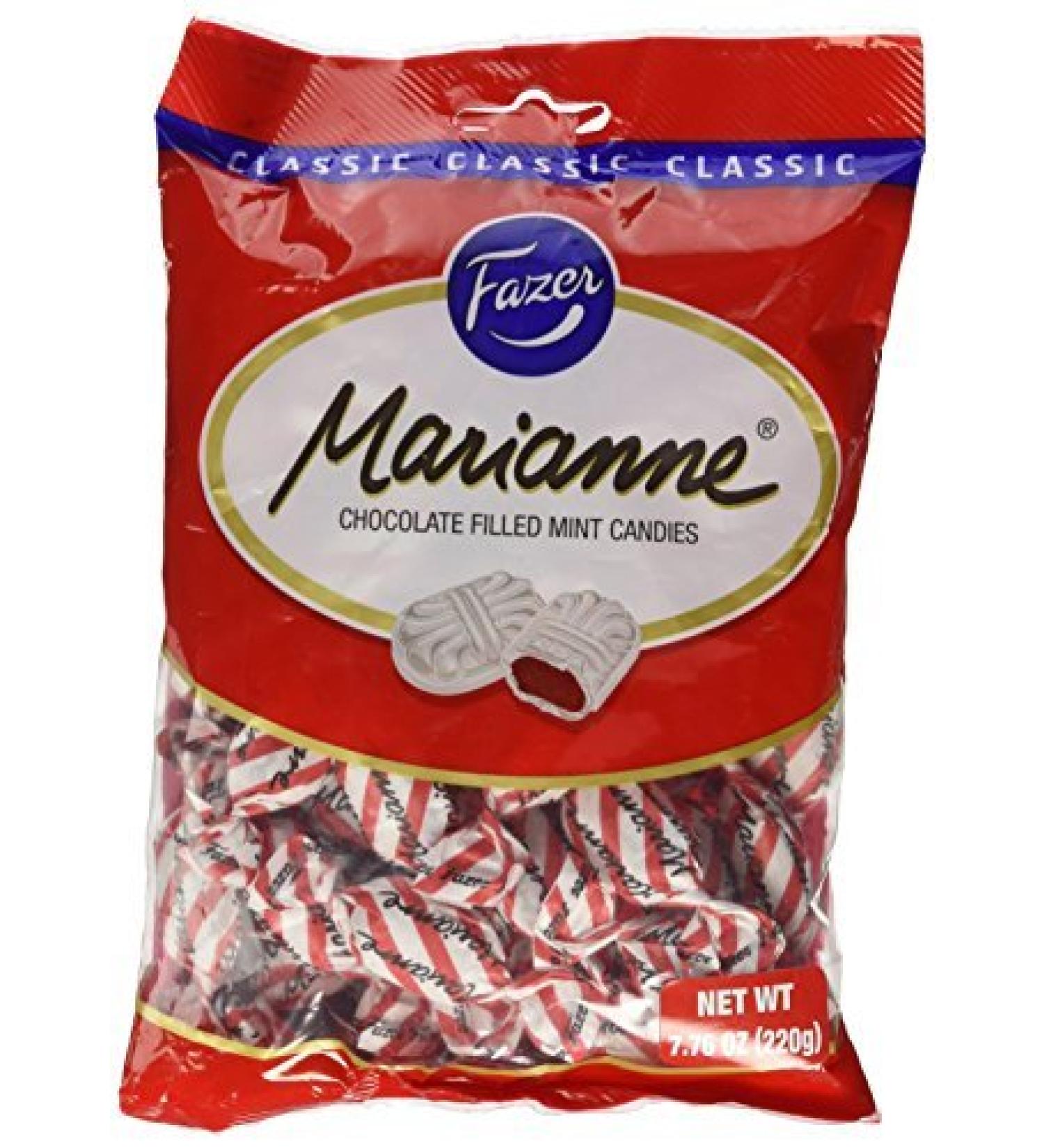 Fazer Marianne Chocolate Filled Mint Candies Imported From Finland 7.76oz(220g) by Fazer Foods
