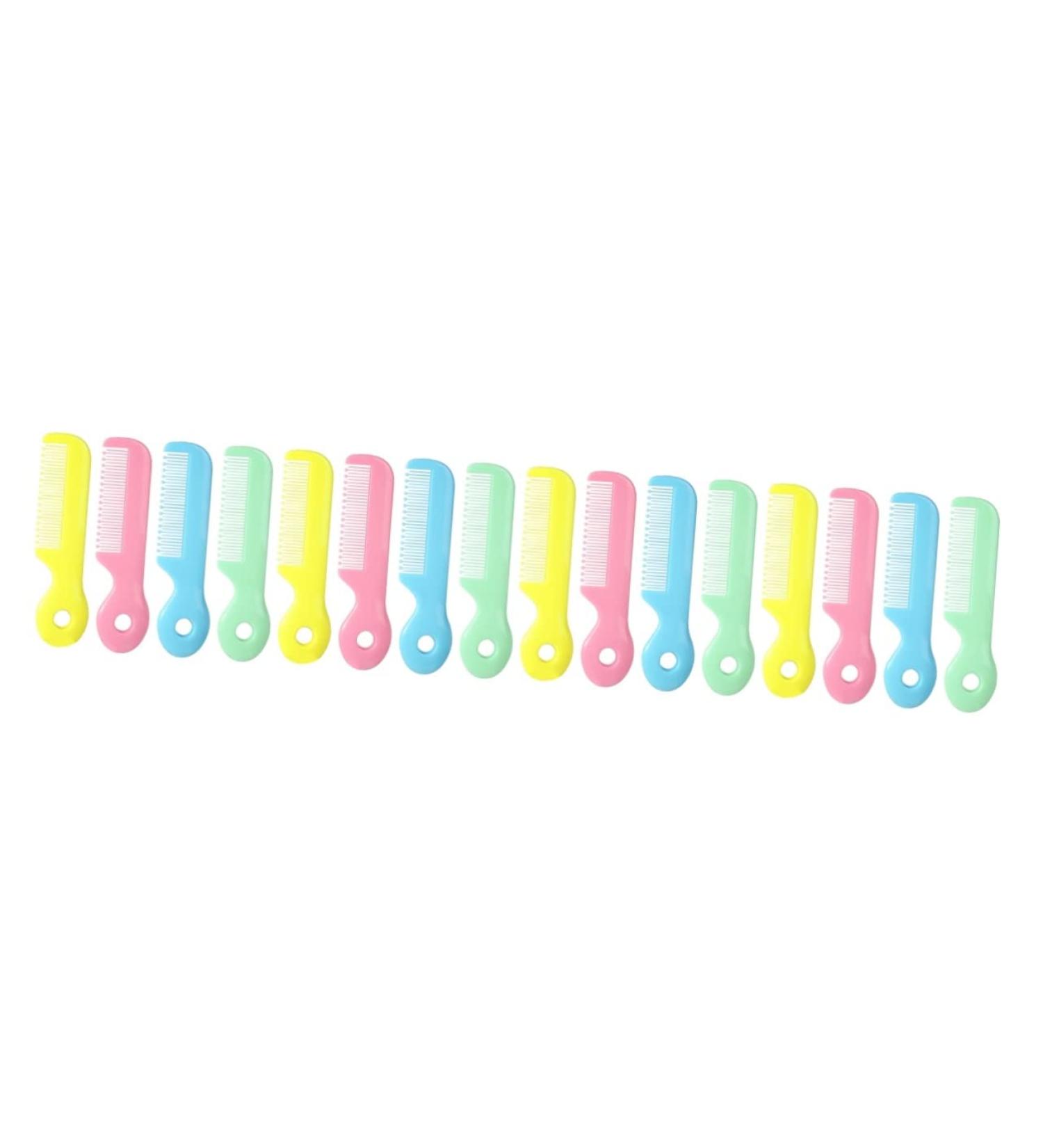 DOITOOL Baby Doll Hair Care Set - 16 Pcs Baby Comb and Brush Assorted Colors - Buy Online on GoSupps.com