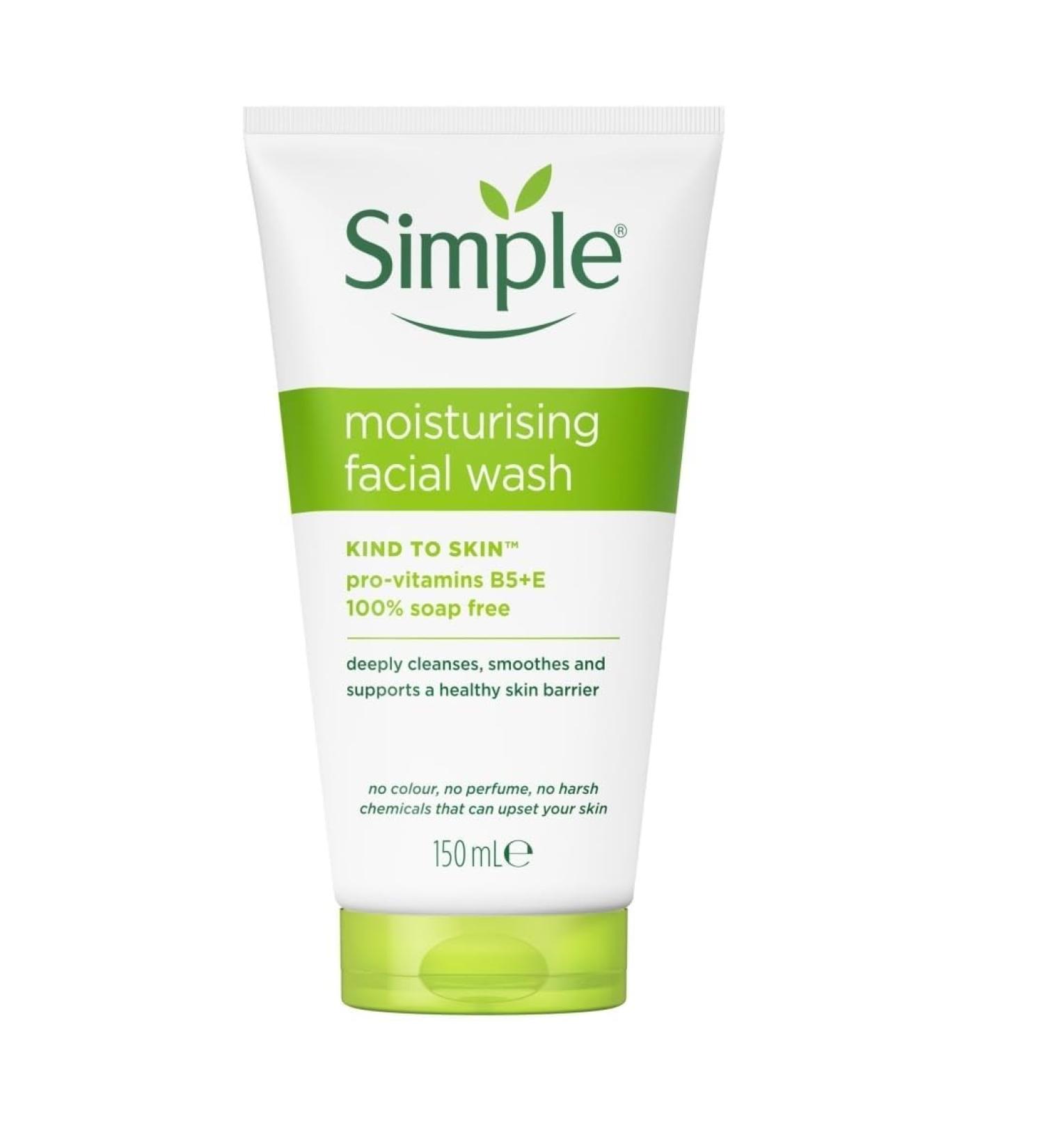 Simple Moist Foam Face Wash 150 ml single unit - Buy Online on GoSupps.com