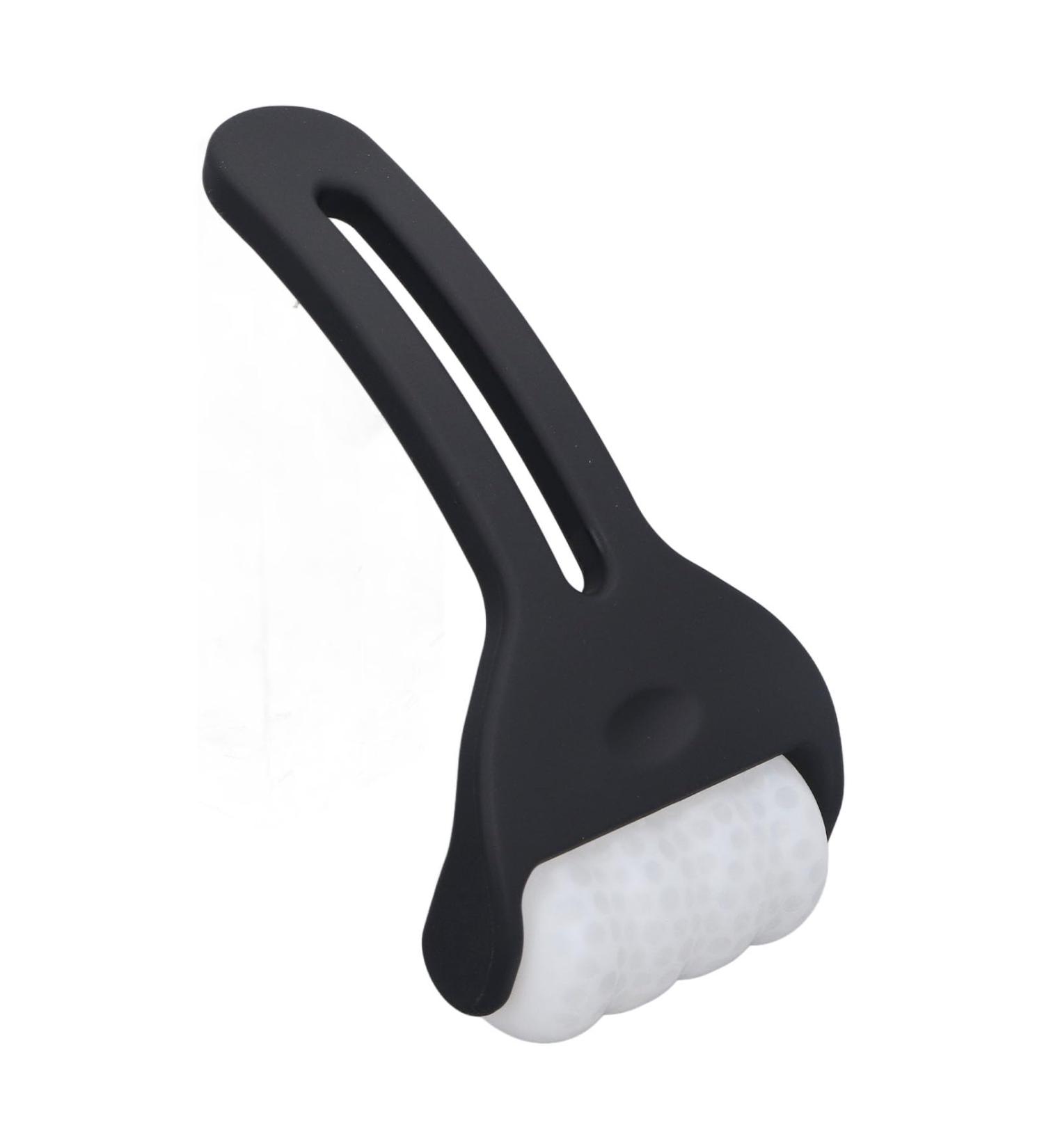 Ice Roller for Face & Body Puffiness Relief Skin Tightening Inflammation Reduction ABS Handle Comfortable Grip Suitable for Facial and Bodily Use Portable Practical Black - Buy Online on GoSupps.com