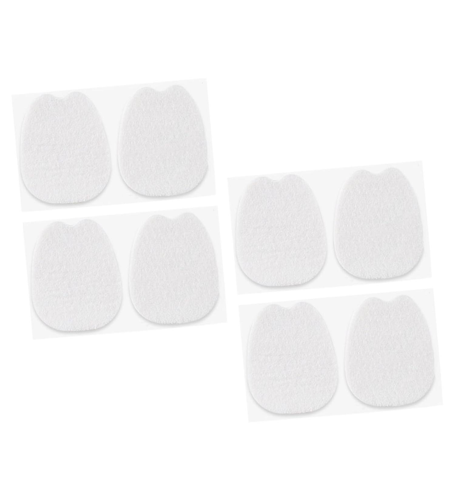 4 Pairs Metatarsal Cushions - Anti-Skid Forefoot Insoles for High Heels | Cut-to-Fit White Felt Pads - Buy Online on GoSupps.com