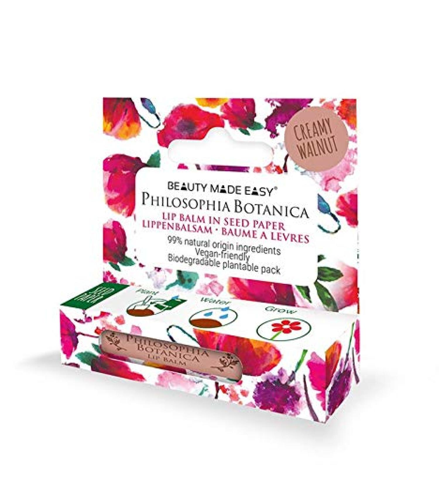 Beauty Made Easy Lipbalm Philosophia Botanica Creamy Walnut 4.8 G