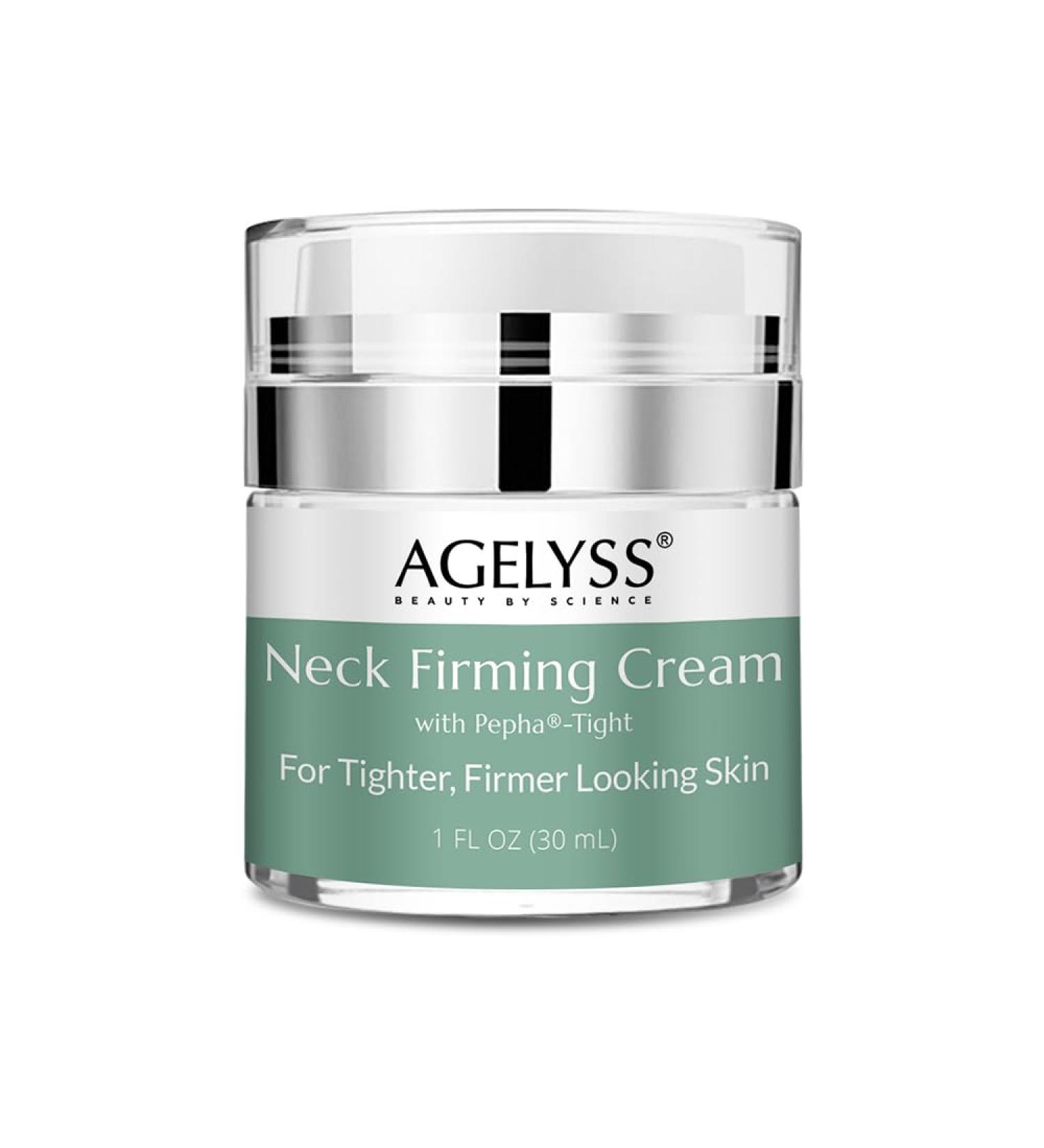 Agelyss Neck Firming Cream - With Pepha-Tight and Gatuline Expression - Paraben-Free Cruelty-Free Vegan - 1 FL OZ - Pack of 1 - Buy Online on GoSupps.com