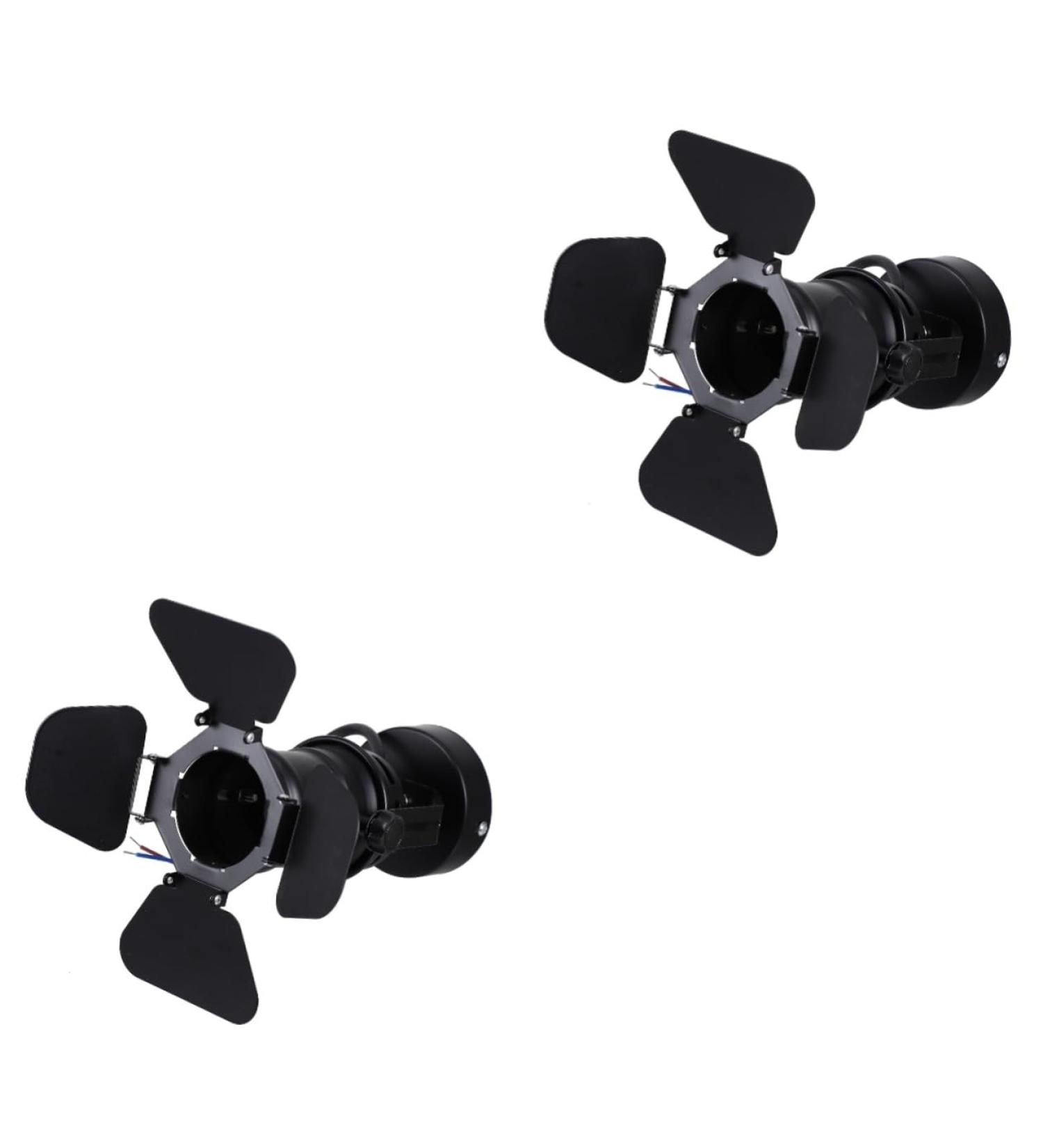 DOITOOL 2 Pcs Ceiling Spotlight Metal Track Lamp LED Spot Lamp Picture Lights LED Lamps Iron Surface Mounted Blackx2pcs 19X10X8.5CMx2pcs - Buy Online on GoSupps.com