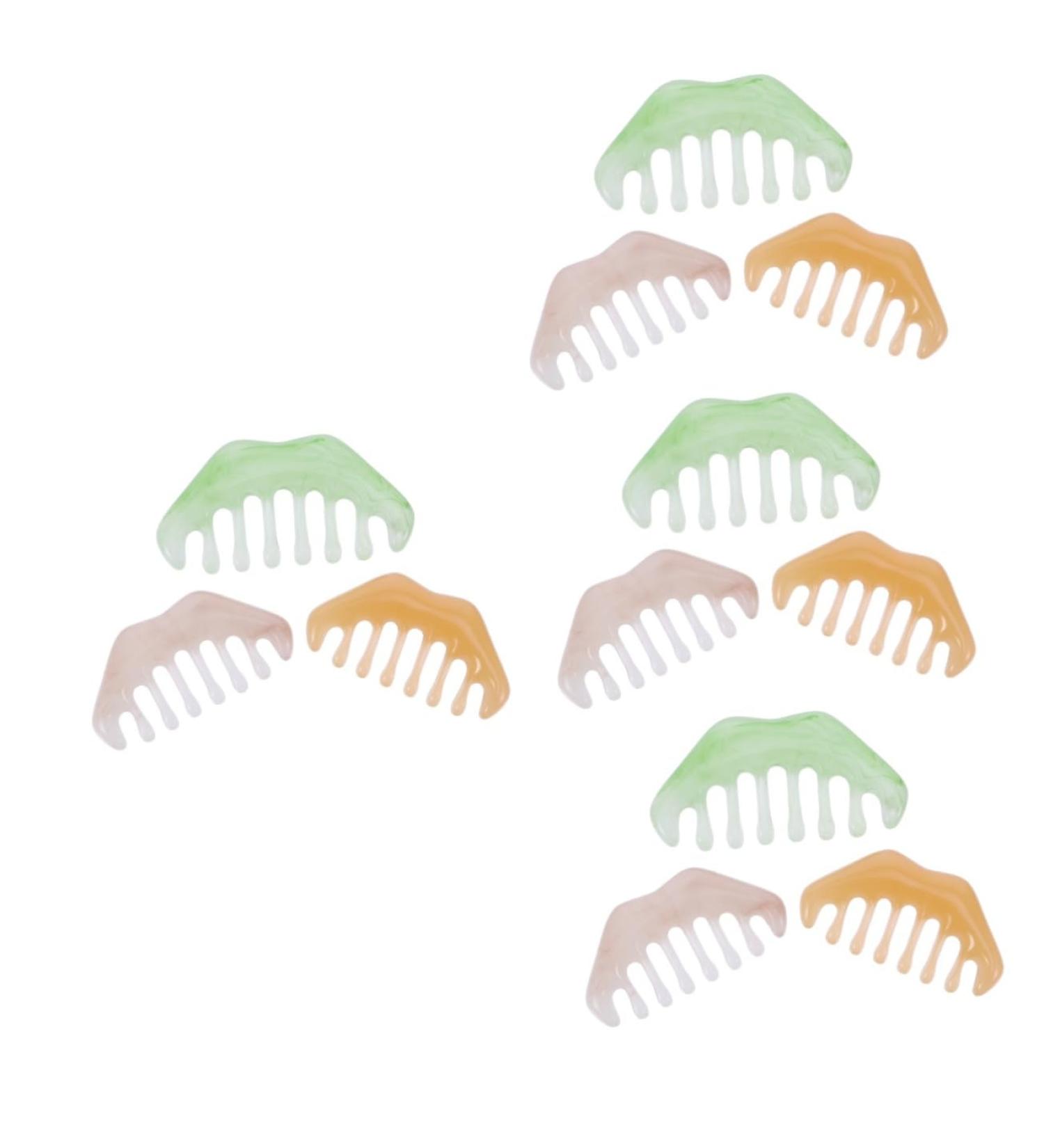 FRCOLOR 12 STK Terahertz Gua Sha Massage Combs & Hairbrush for Men - Professional Body Hair Care Tools - Buy Online on GoSupps.com