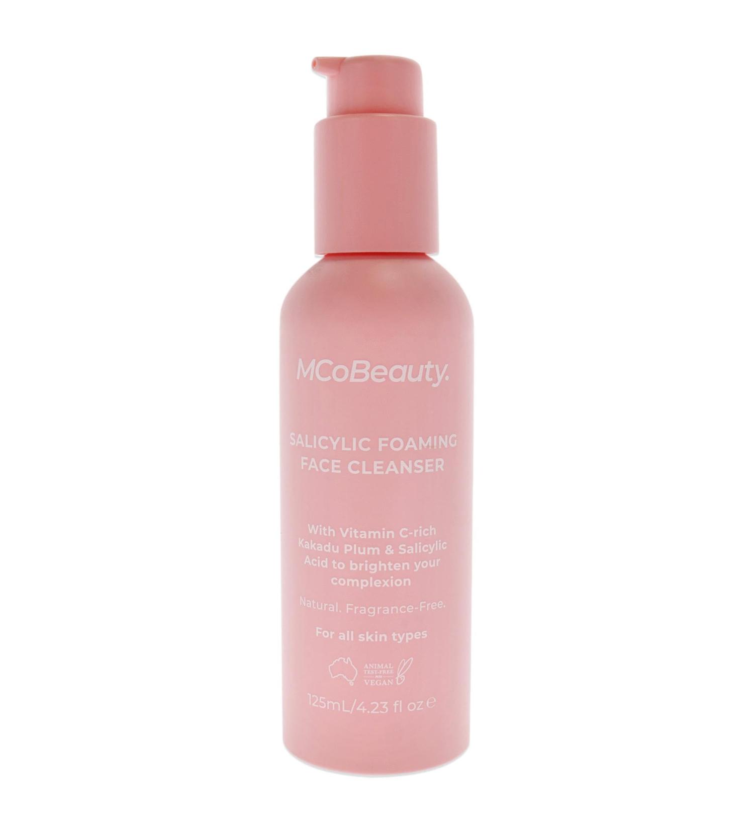 MCoBeauty Salicylic Foaming Face Cleanser - Hydrate Brighten Unclog Pores & Prevent Breakouts - Non-Drying 4.23 Oz - International Shipping Available - Buy Online on GoSupps.com