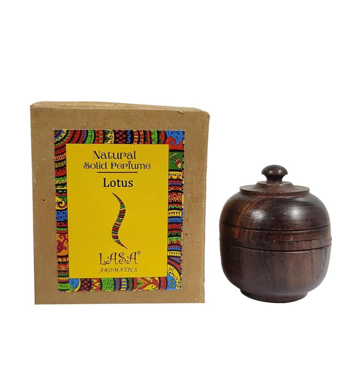 Lasa Aromatics Unisex Lotus Natural Solid Perfume - Buy Online on GoSupps.com