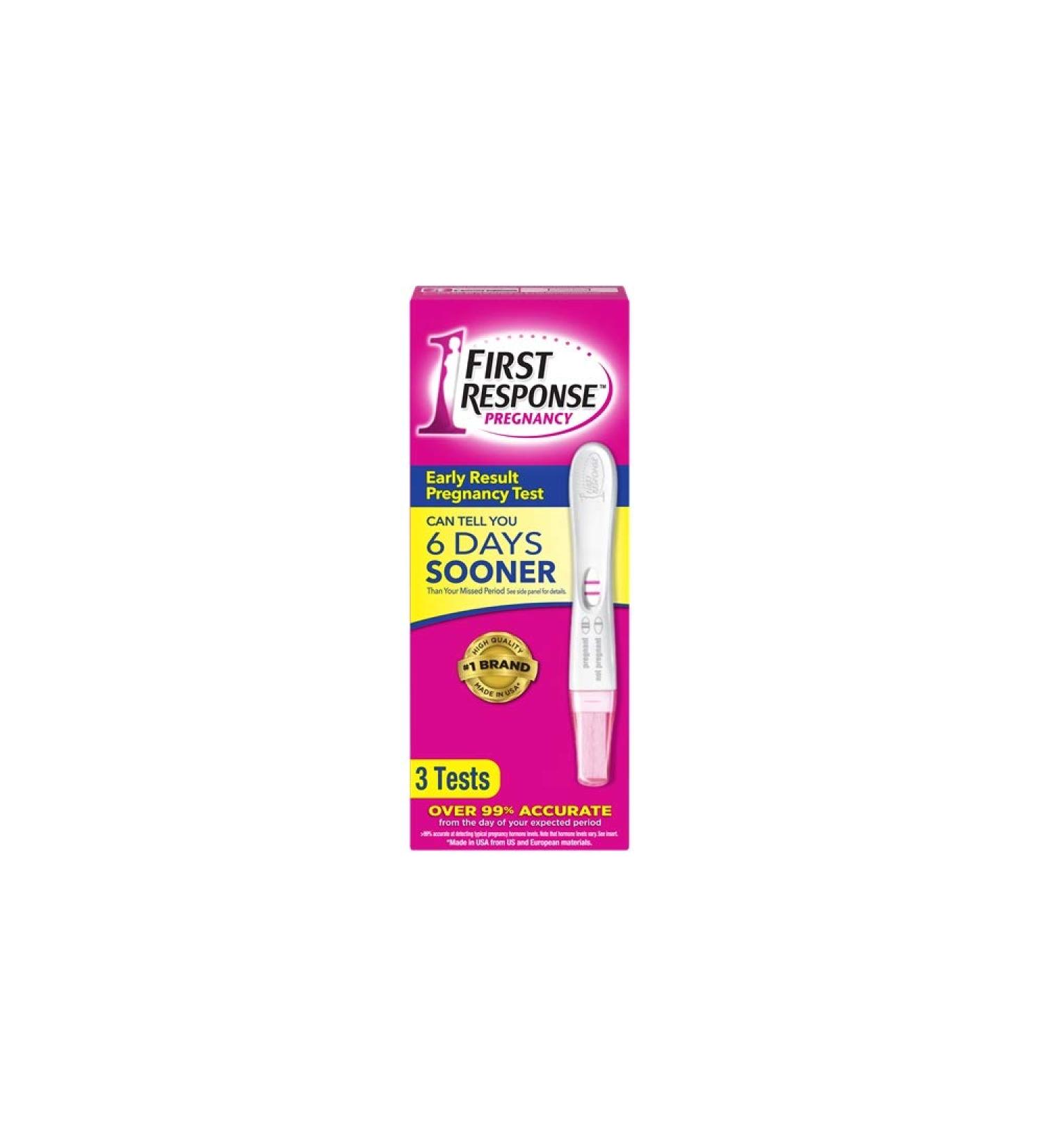 First Response Pregnancy Test (3 Tests). 1